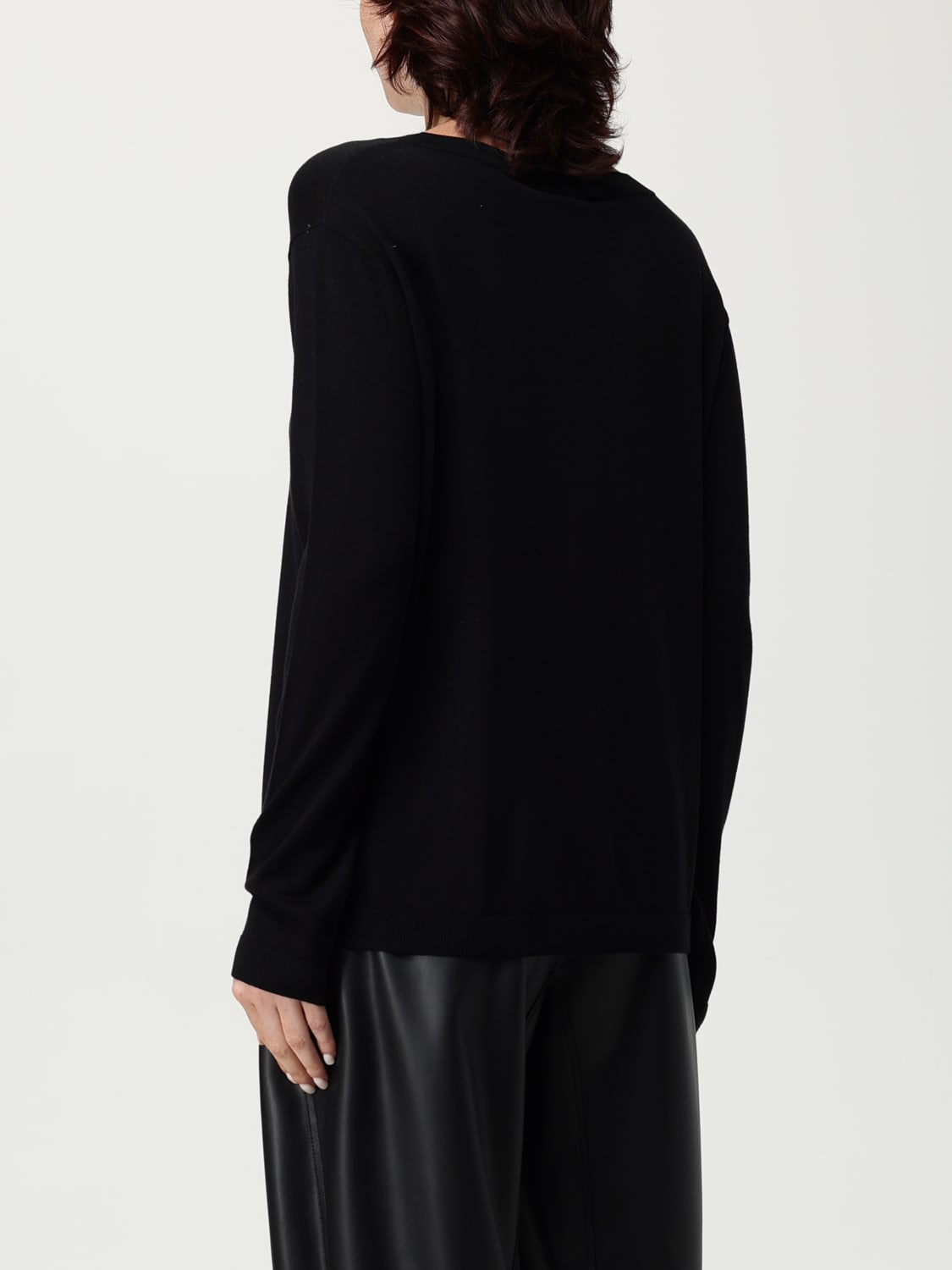 MM MAX MARA PULLOVER: Pullover damen Mm Max Mara, Schwarz - Img 3