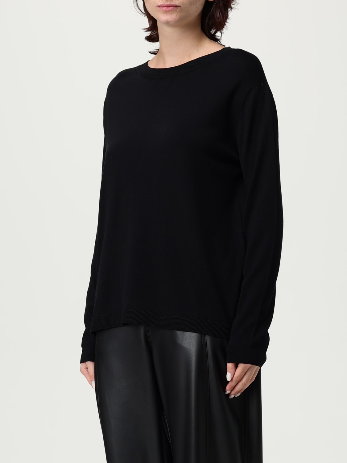MM MAX MARA PULLOVER: Pullover damen Mm Max Mara, Schwarz - Img 4
