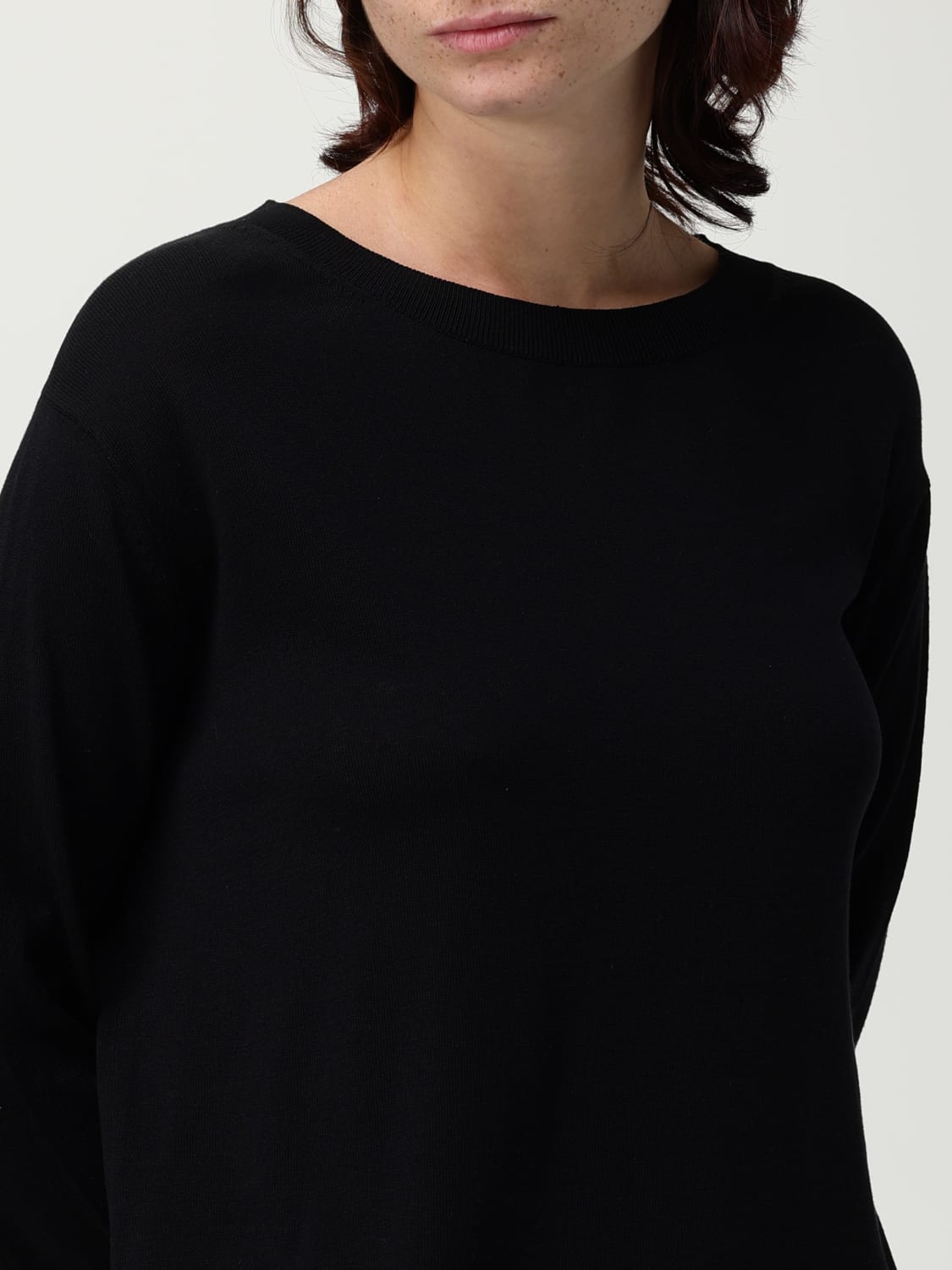 MM MAX MARA PULLOVER: Pullover damen Mm Max Mara, Schwarz - Img 5