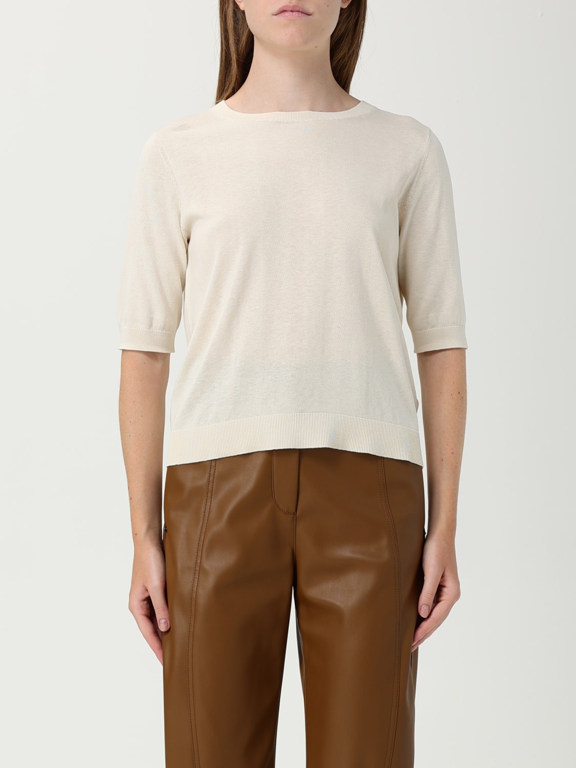MM MAX MARA SWEATER: Sweater woman Mm Max Mara, Butter - Img 1