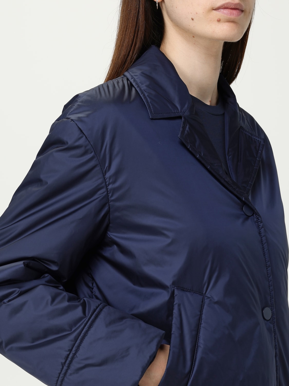 MM MAX MARA JACKET: Coat woman Mm Max Mara, Blue - Img 5