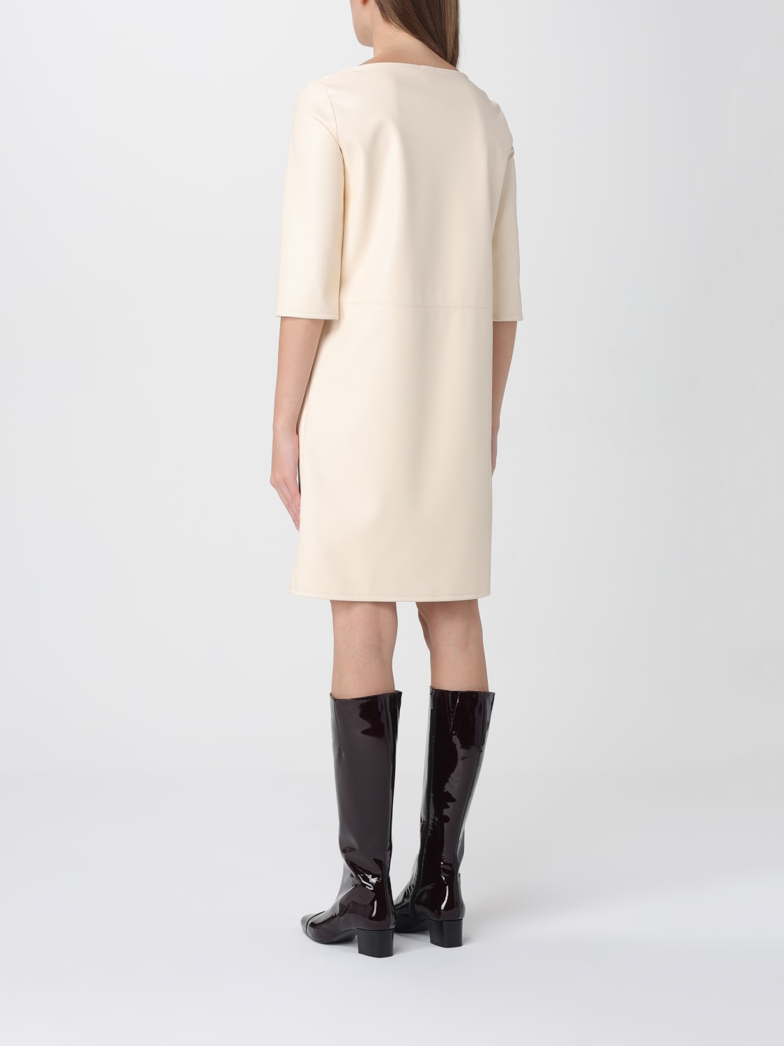 MM MAX MARA KLEID: Kleider damen Mm Max Mara, Yellow Cream - Img 2