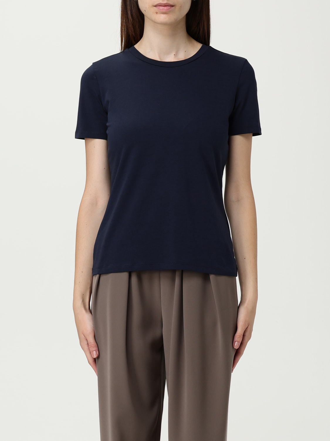 MM MAX MARA T-SHIRT: T-shirt woman Mm Max Mara, Blue - Img 1
