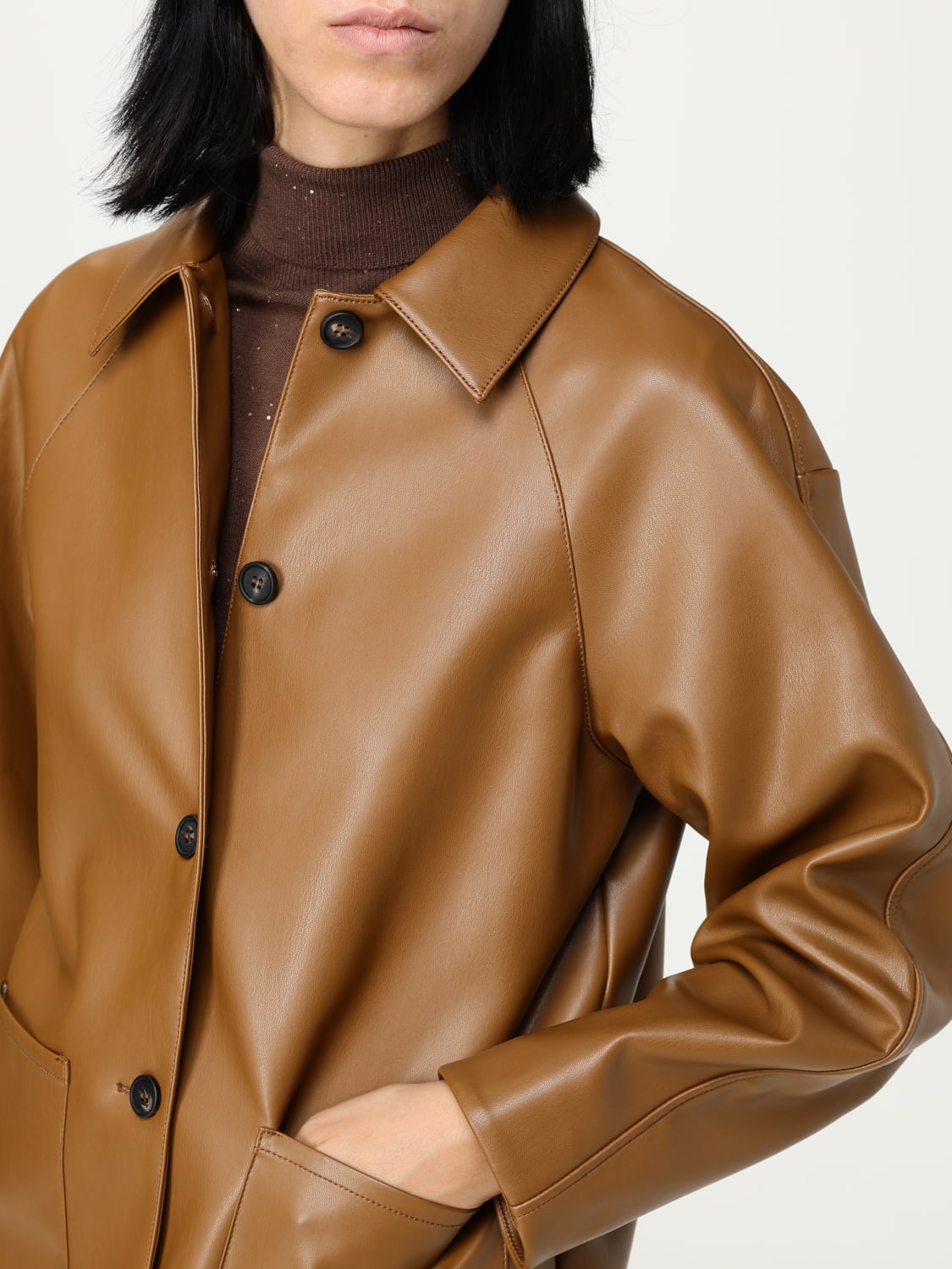 MM MAX MARA JACKET: Blazer woman Mm Max Mara, Brown - Img 4