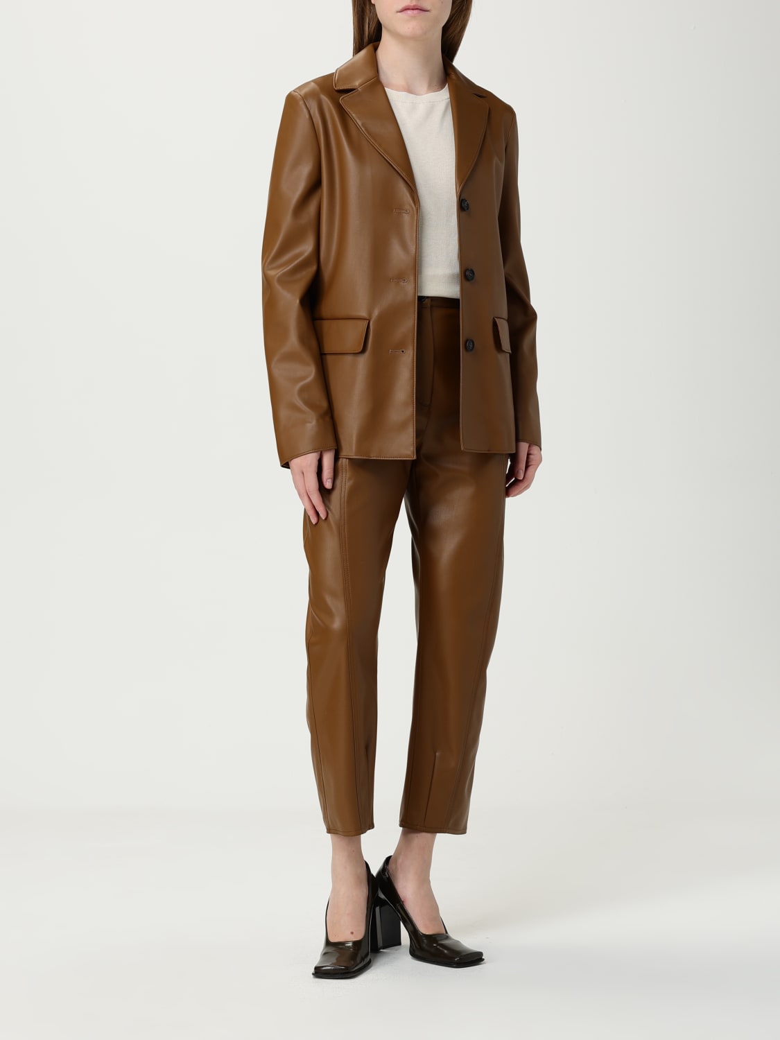 MM MAX MARA PANTS: Pants woman Mm Max Mara, Brown - Img 2