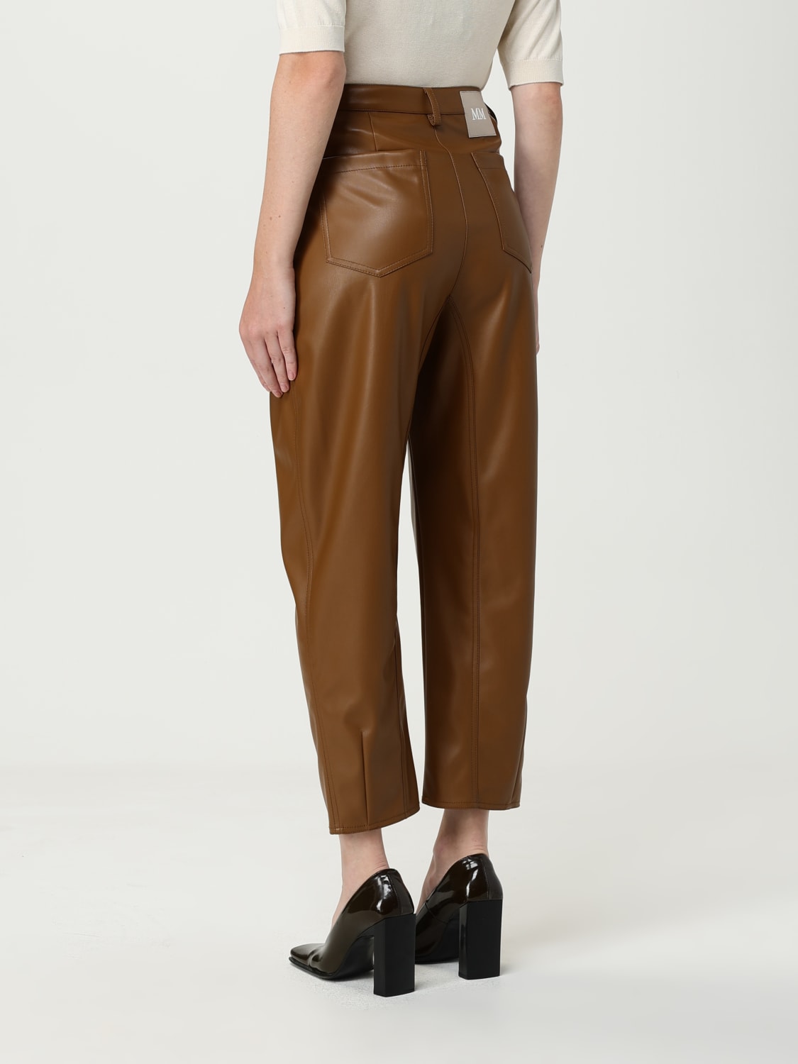 MM MAX MARA PANTS: Pants woman Mm Max Mara, Brown - Img 3