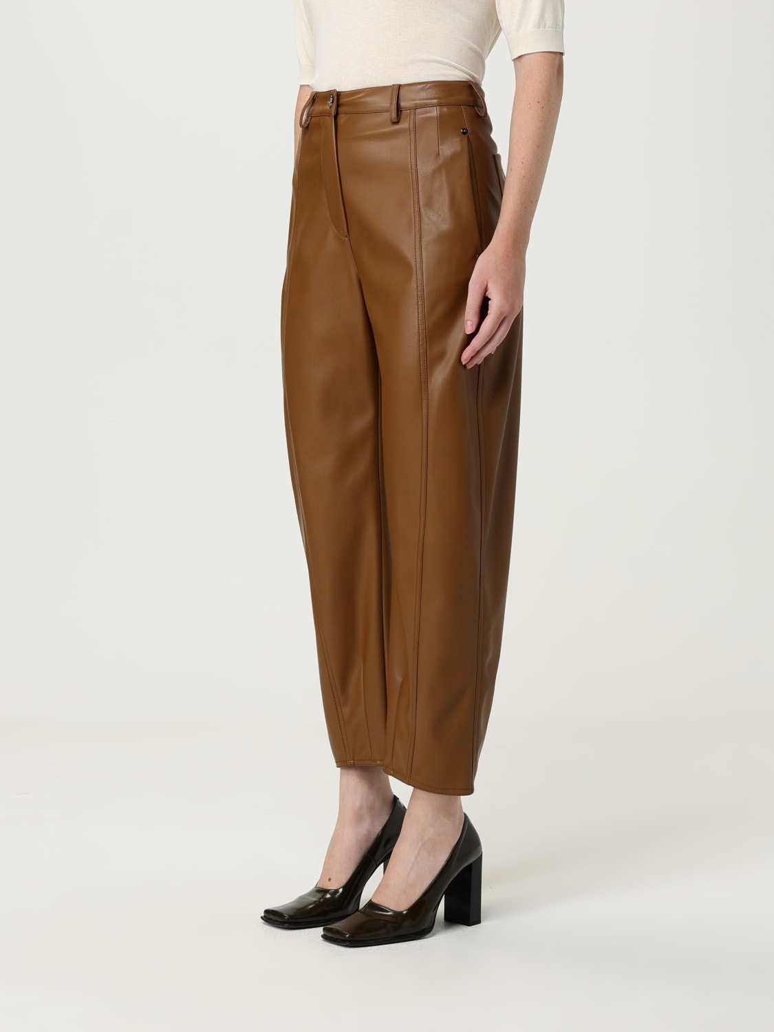 MM MAX MARA PANTS: Pants woman Mm Max Mara, Brown - Img 4