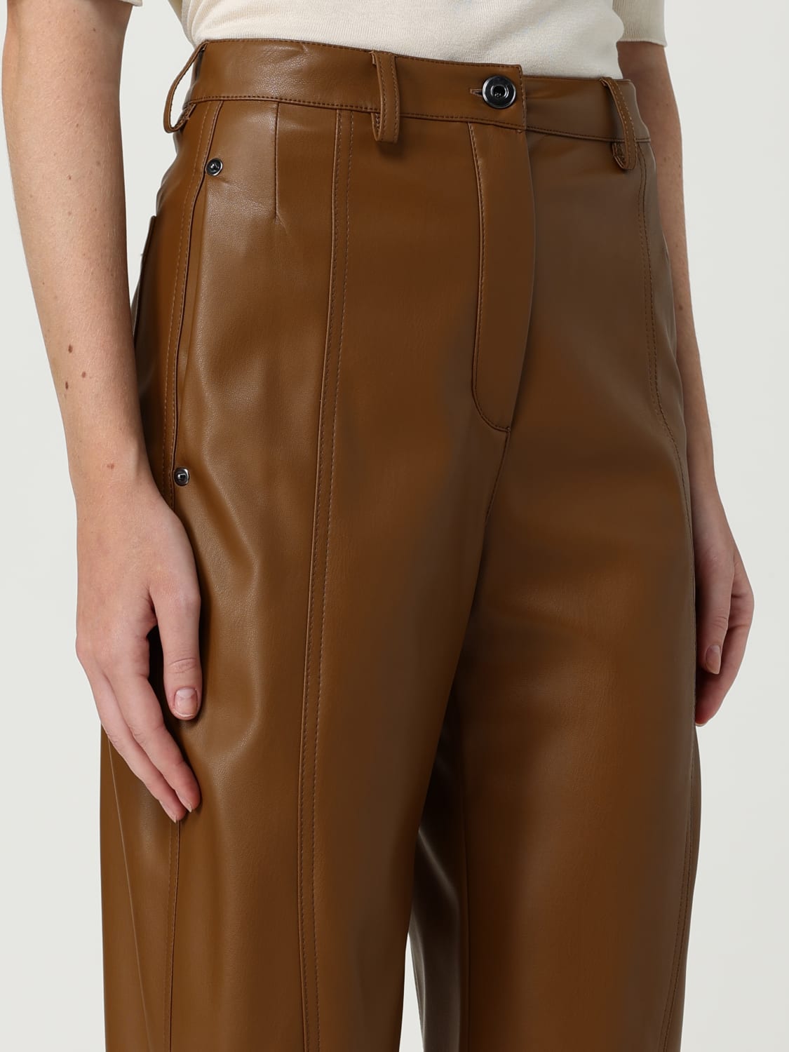 MM MAX MARA PANTS: Pants woman Mm Max Mara, Brown - Img 5