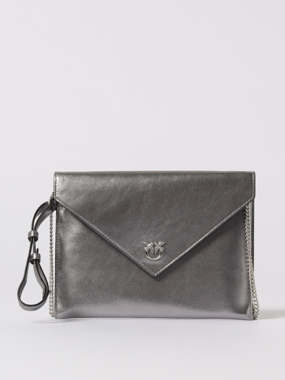 PINKO CLUTCH: Shoulder bag woman Pinko, Silver - Img 1