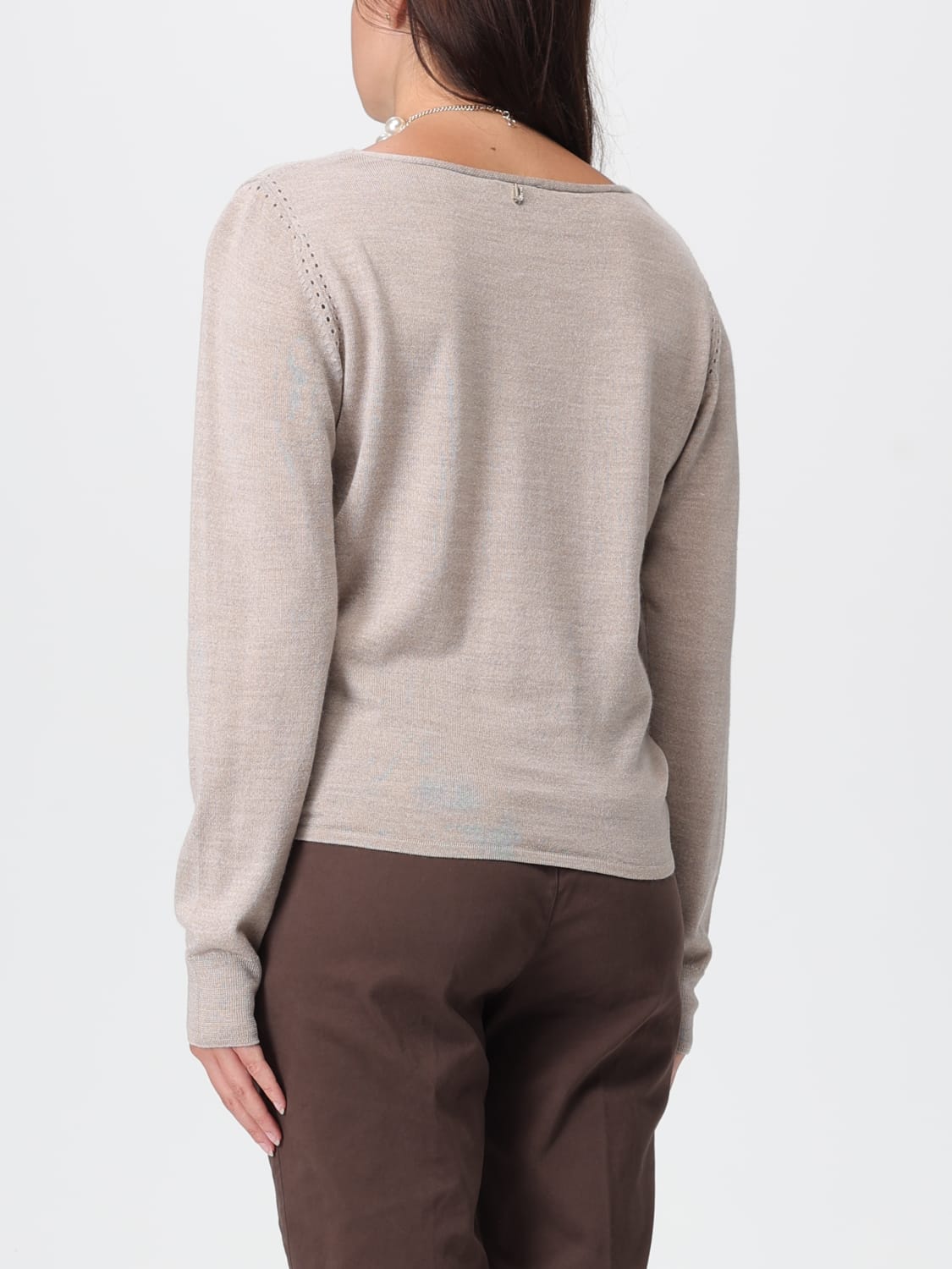 LIU JO SWEATER: Sweater woman Liu Jo, Beige - Img 2