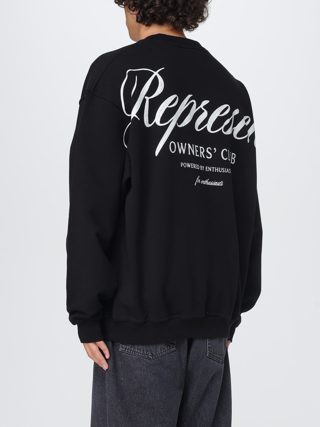 REPRESENT SWEATSHIRT: Sweatshirt men Represent, Black - Img 2