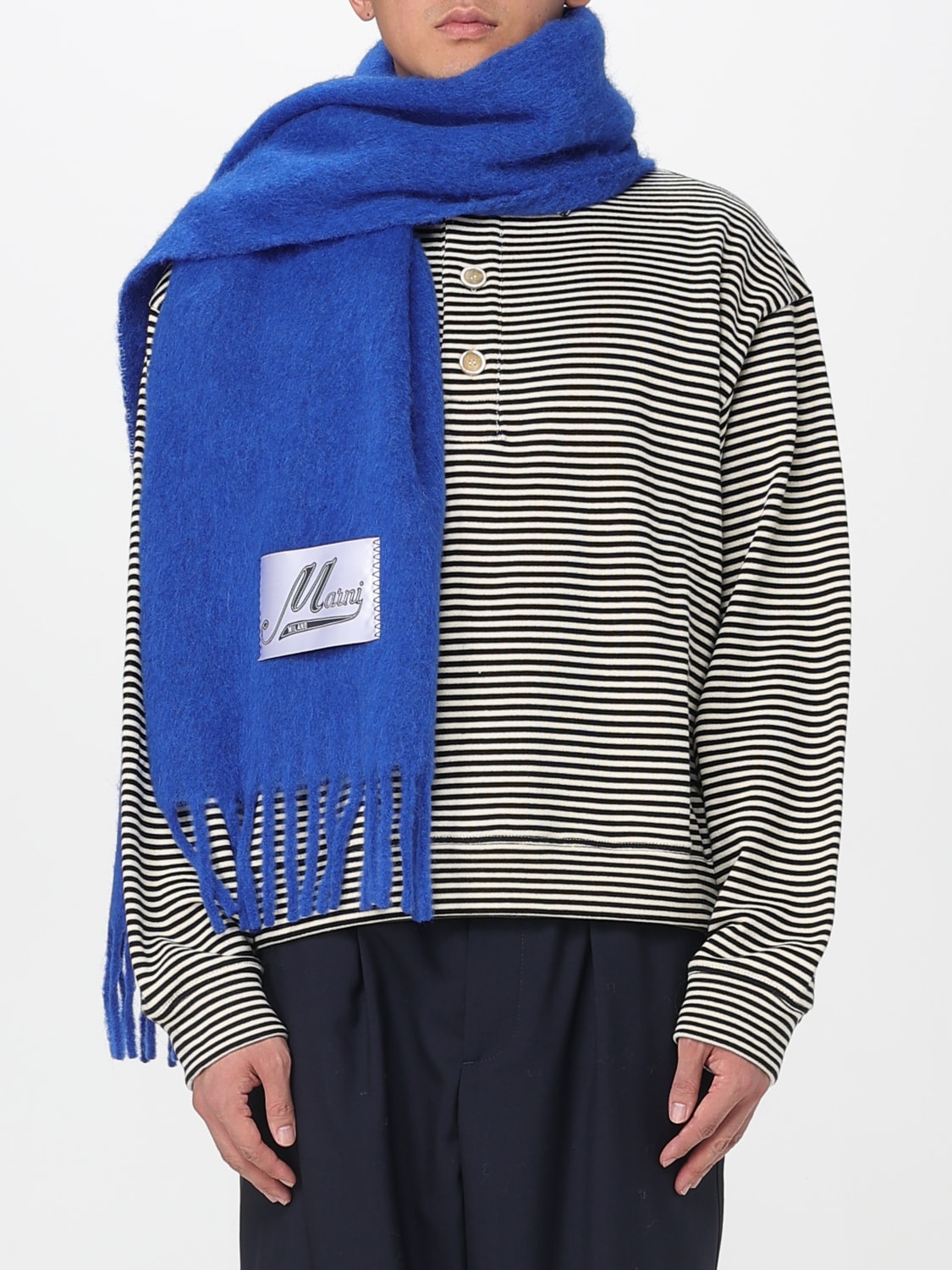 MARNI SCARF: Scarf men Marni, Blue - Img 2