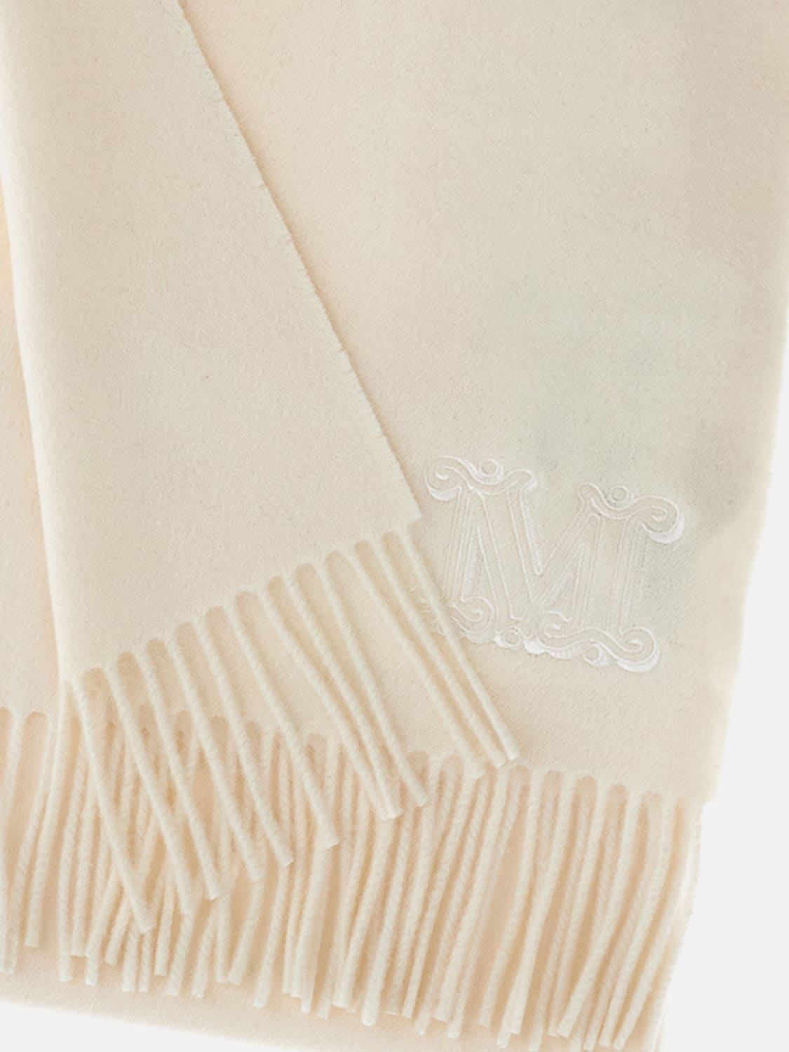 MAX MARA SCIARPA: Sciarpa Max Mara in cashmere , Bianco - Img 2