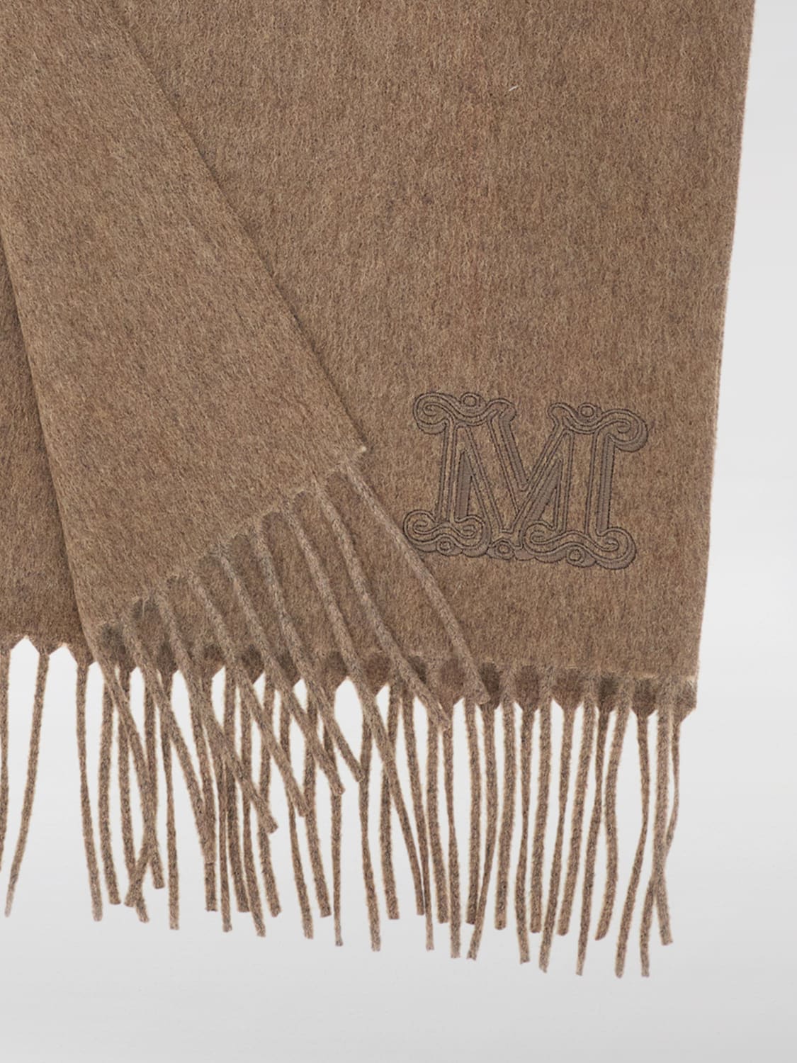 MAX MARA SCARF: Scarf woman Max Mara, Beige - Img 2
