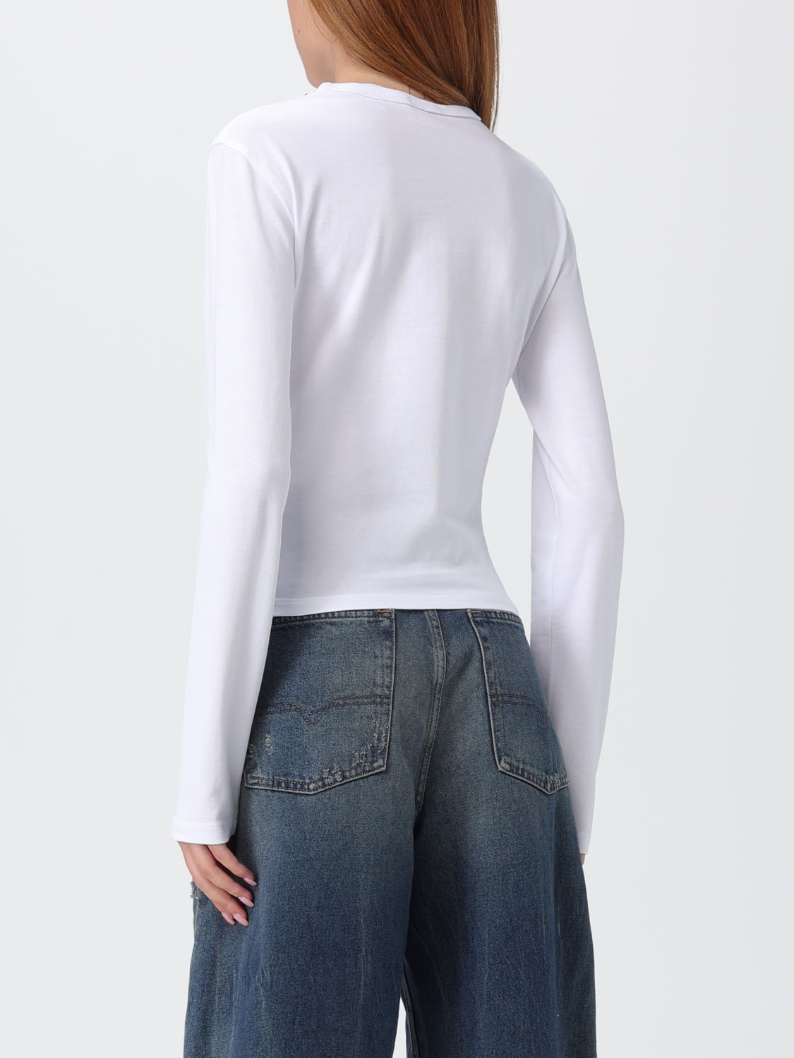DIESEL T-SHIRT: T-shirt woman Diesel, White - Img 2