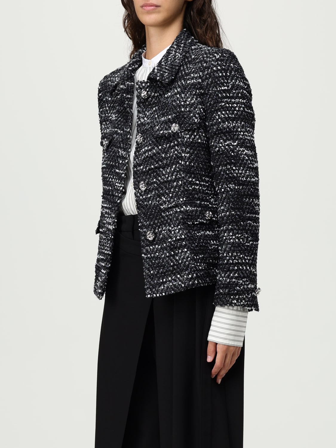 TAGLIATORE JACKET: Jacket woman Tagliatore, Black - Img 3