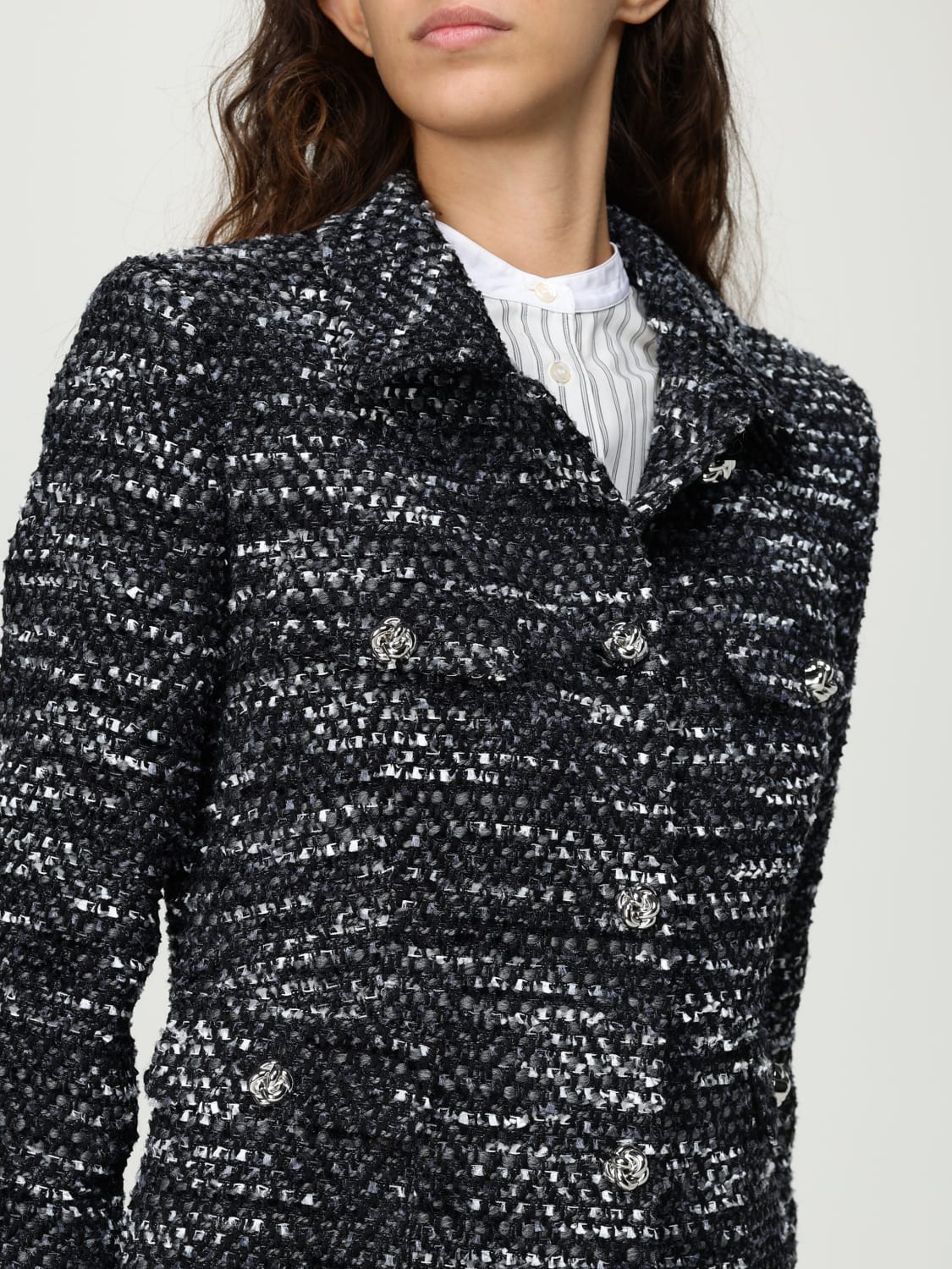 TAGLIATORE JACKET: Jacket woman Tagliatore, Black - Img 4