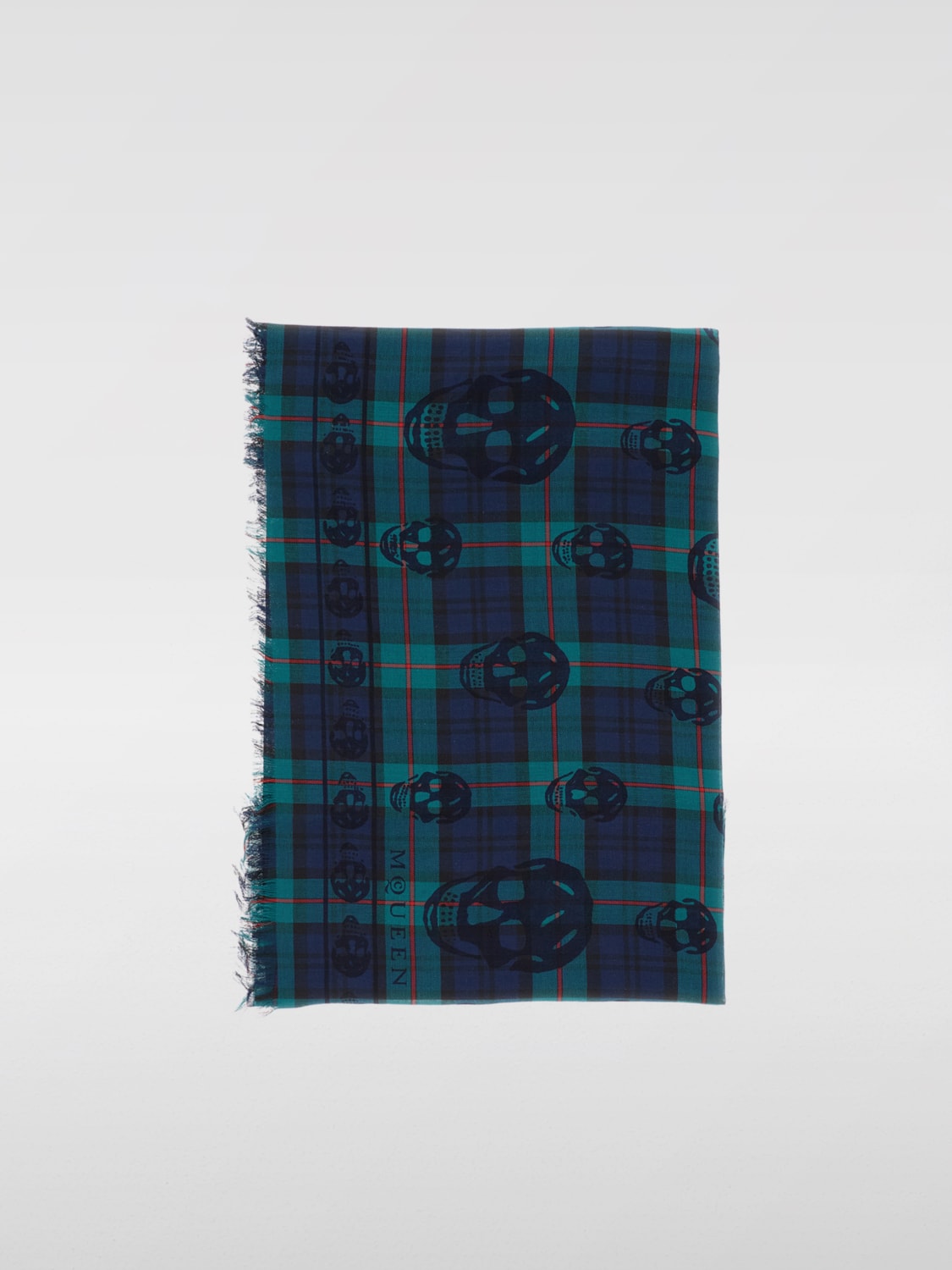 MCQUEEN SCARF: Scarf men McQueen, Blue - Img 1