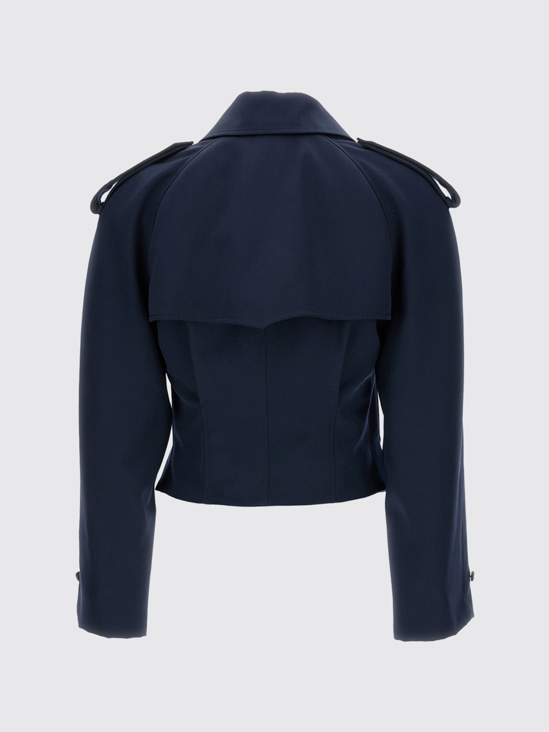 MCQUEEN JACKET: Blazer woman McQueen, Blue - Img 3