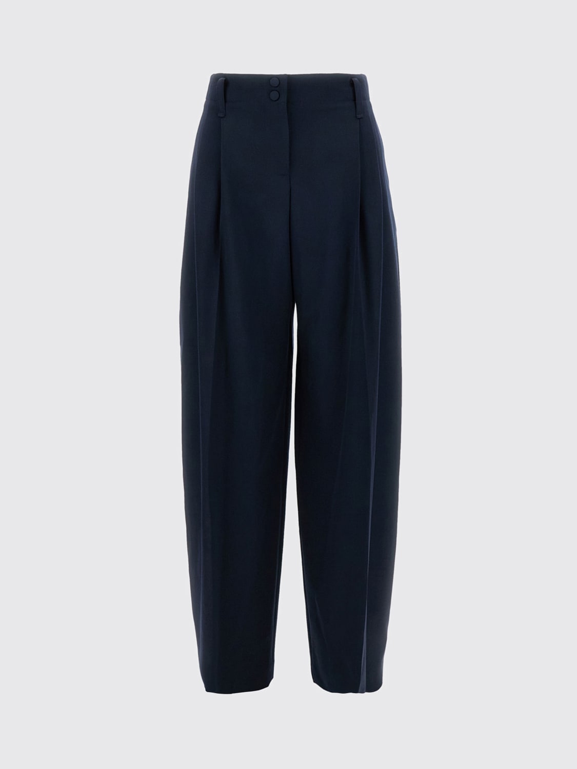 MCQUEEN PANTALON: Pantalon femme McQueen, Bleu - Img 1