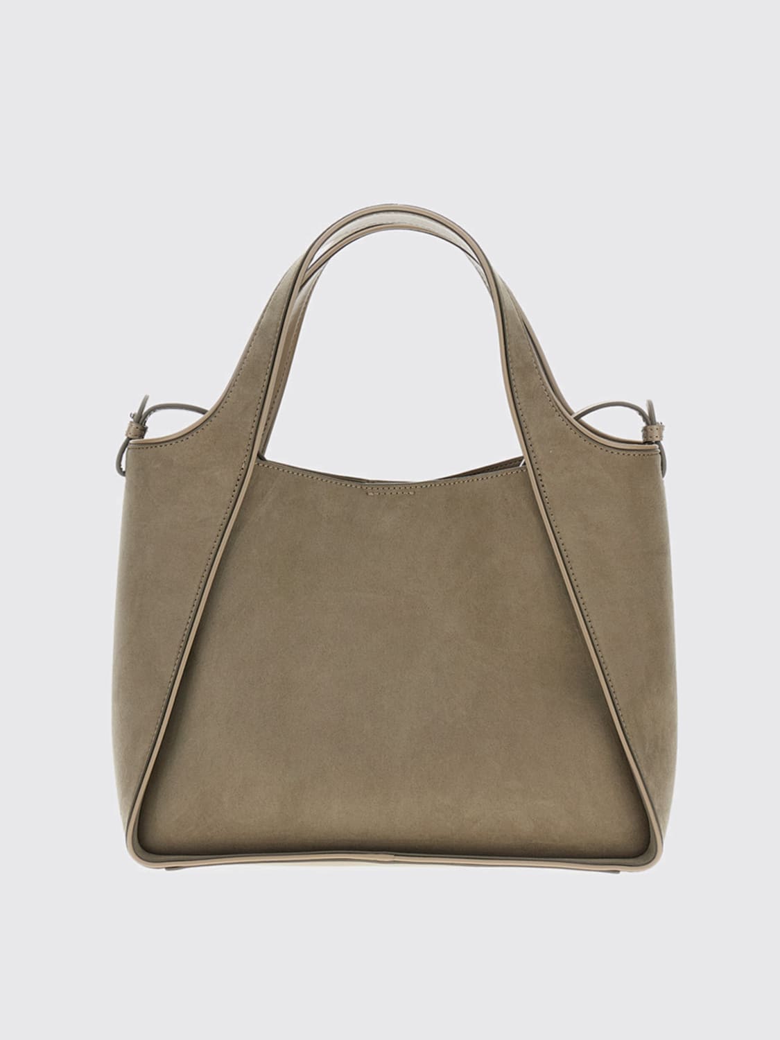 STELLA MCCARTNEY BORSA A MANO: Borsa Stella McCartney in camoscio sintetico , Verde - Img 2