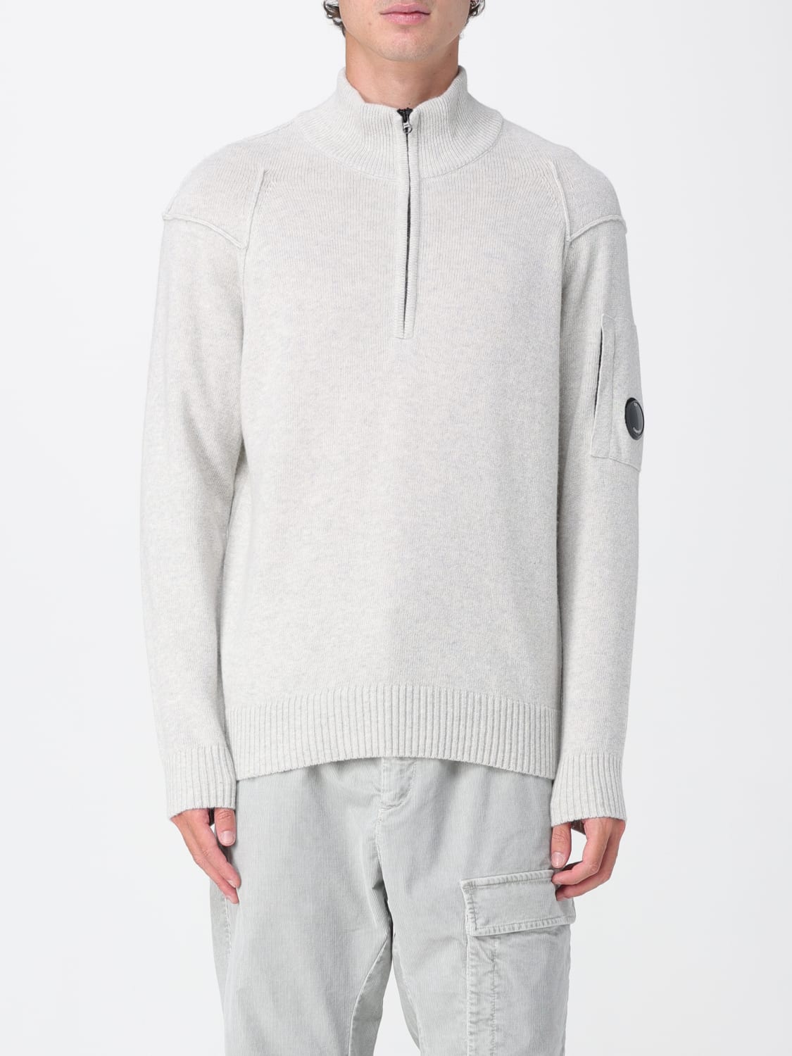 C.P. COMPANY SWEATER: Sweater men C.P. Company, White - Img 1