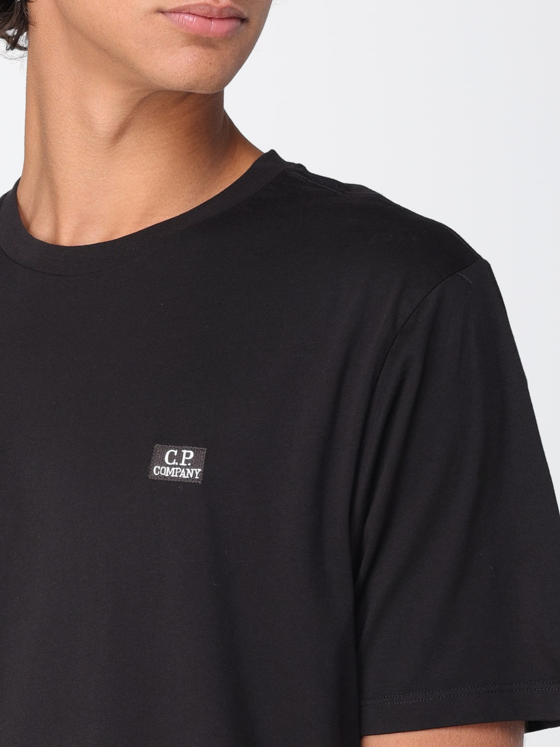 C.P. COMPANY T-SHIRT: T-shirt men C.P. Company, Black - Img 4