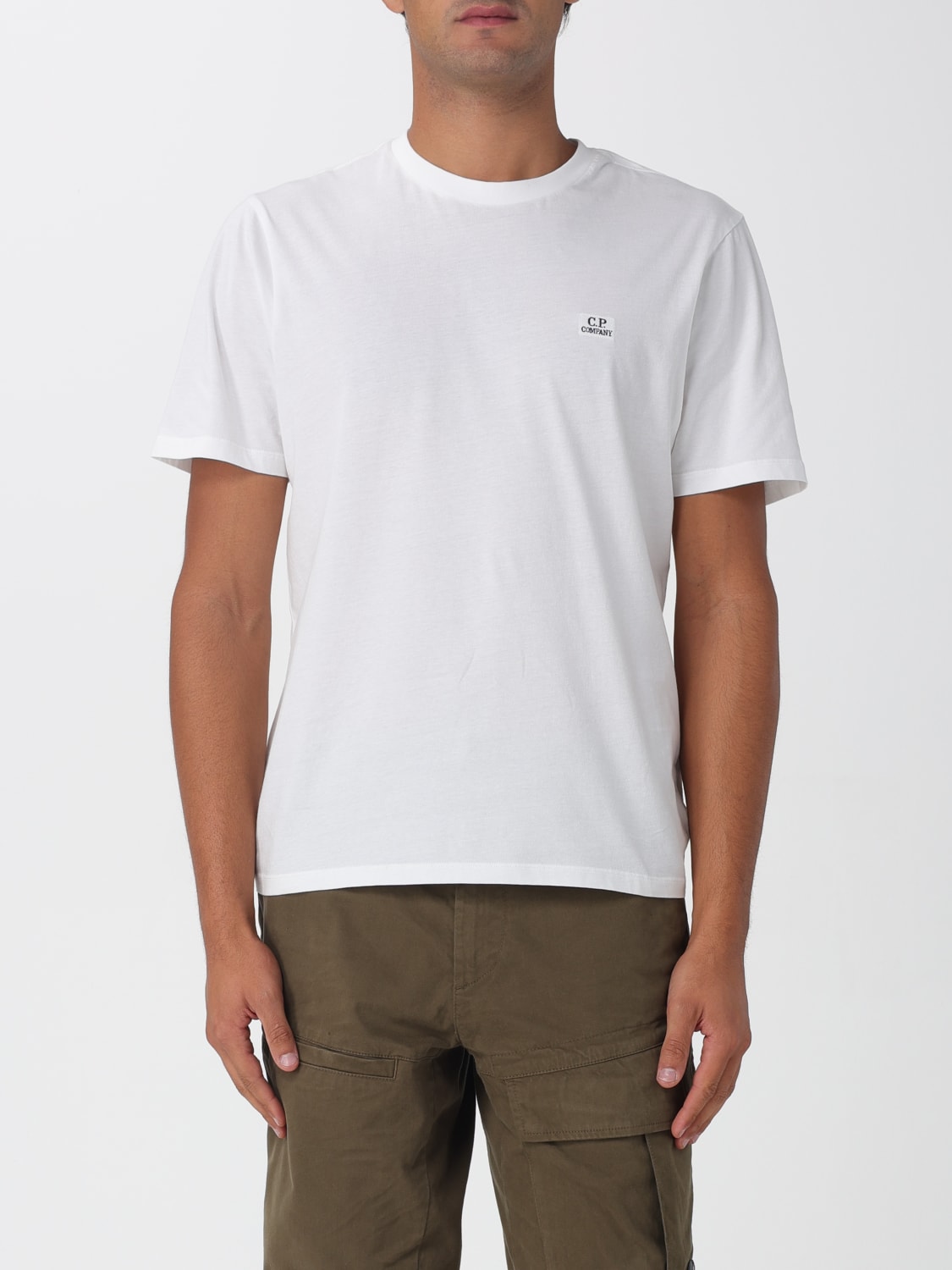 C.P. COMPANY T-SHIRT: T-shirt men C.P. Company, Ivory - Img 1