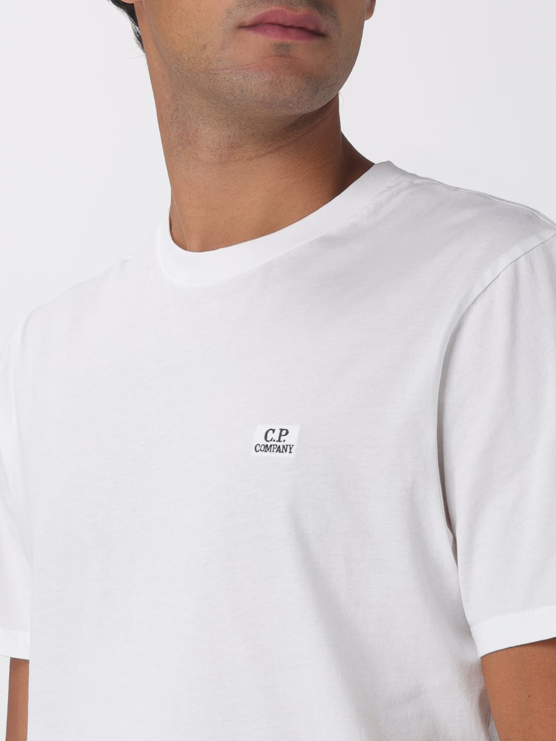 C.P. COMPANY T-SHIRT: T-shirt men C.P. Company, Ivory - Img 3