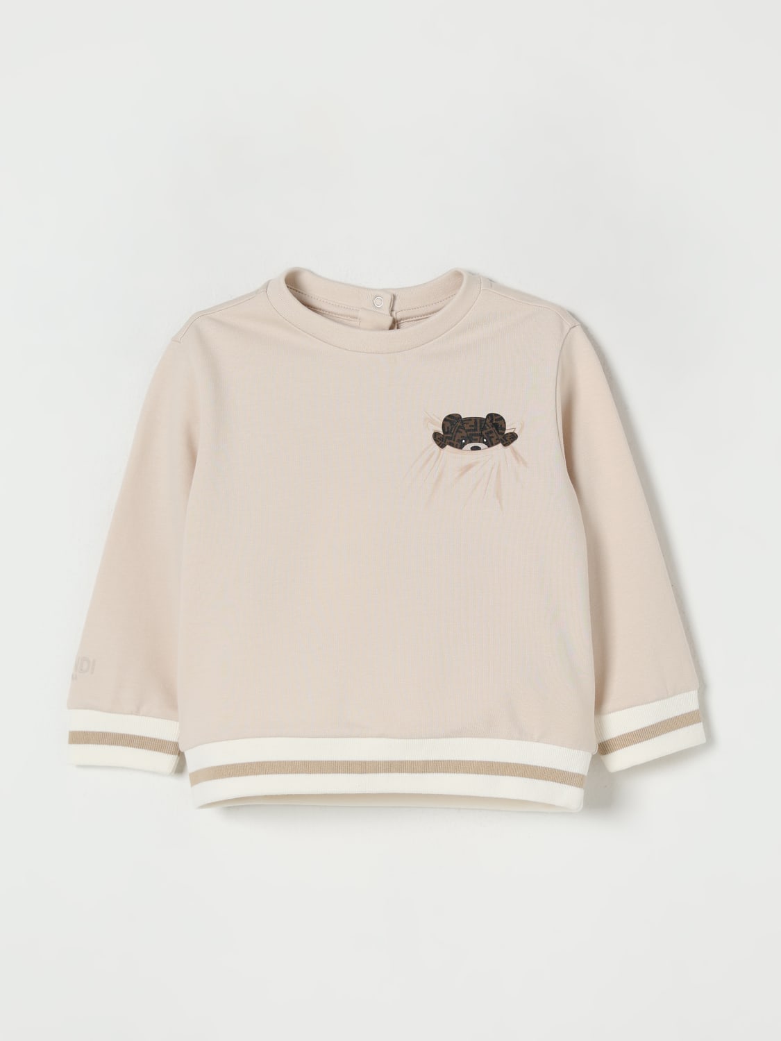 FENDI SWEATER: Sweater kids Fendi, Beige - Img 1