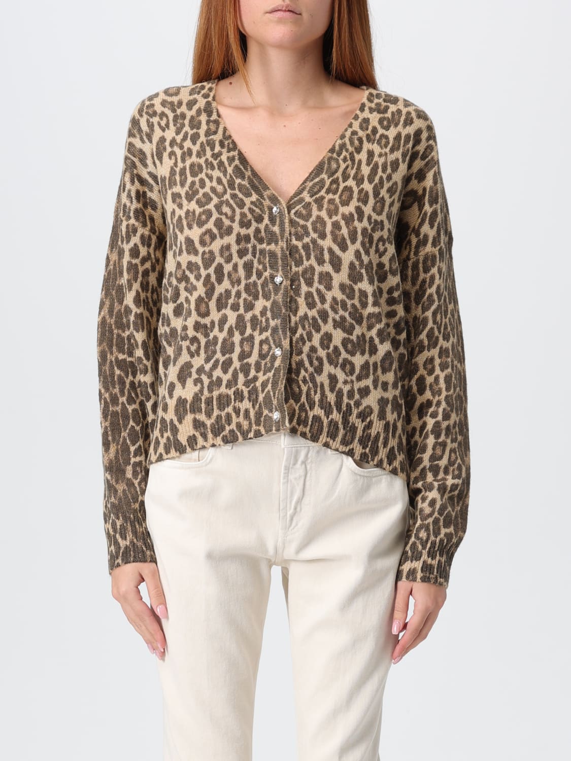 LIU JO SWEATER: Sweater woman Liu Jo, Sand - Img 1