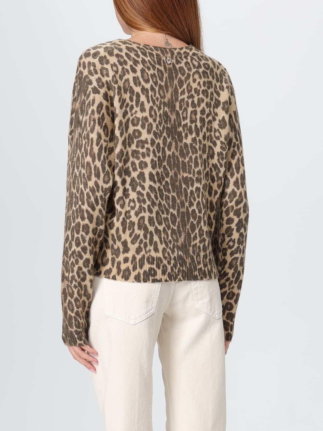 LIU JO SWEATER: Sweater woman Liu Jo, Sand - Img 2