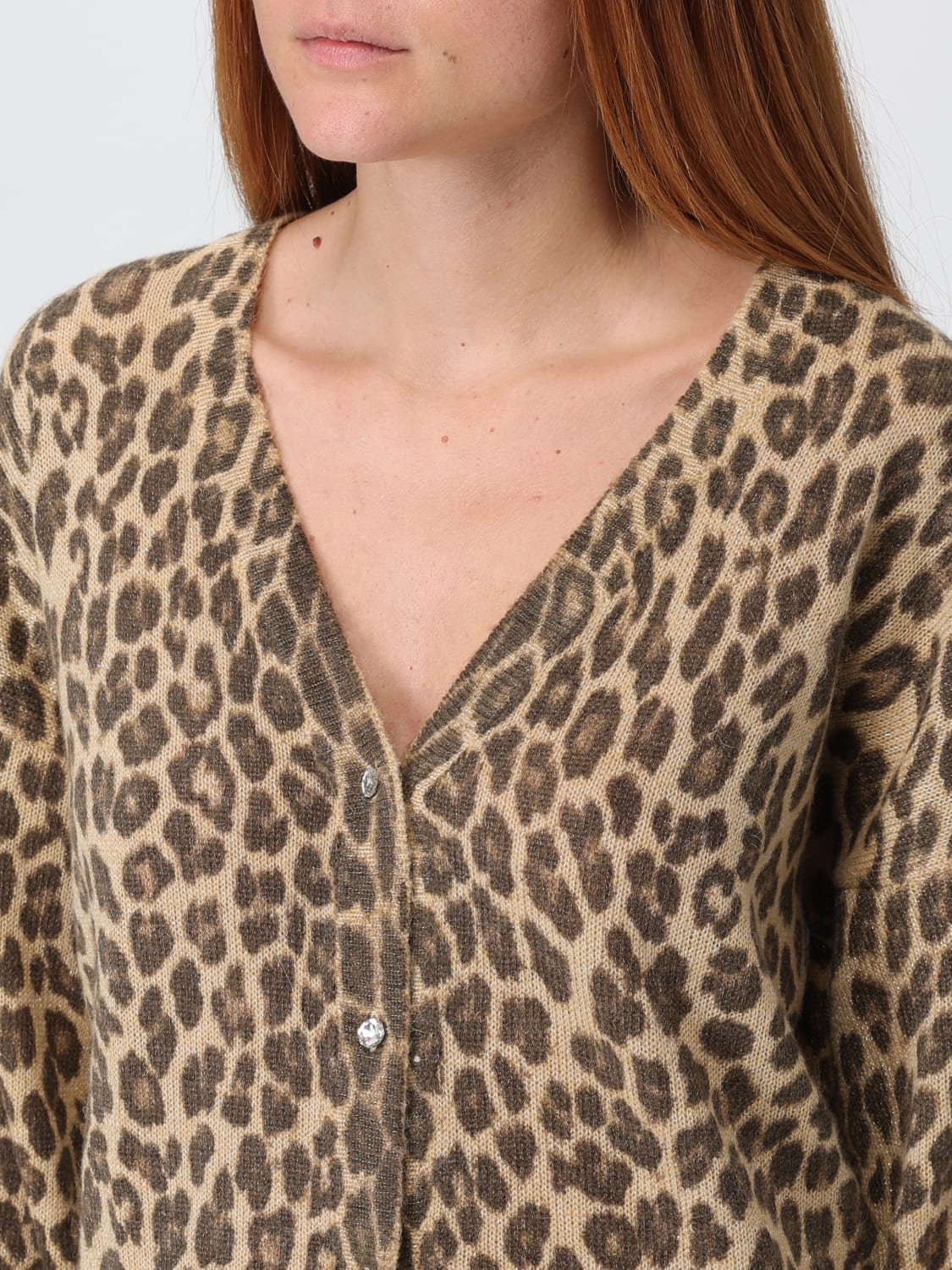 LIU JO SWEATER: Sweater woman Liu Jo, Sand - Img 3