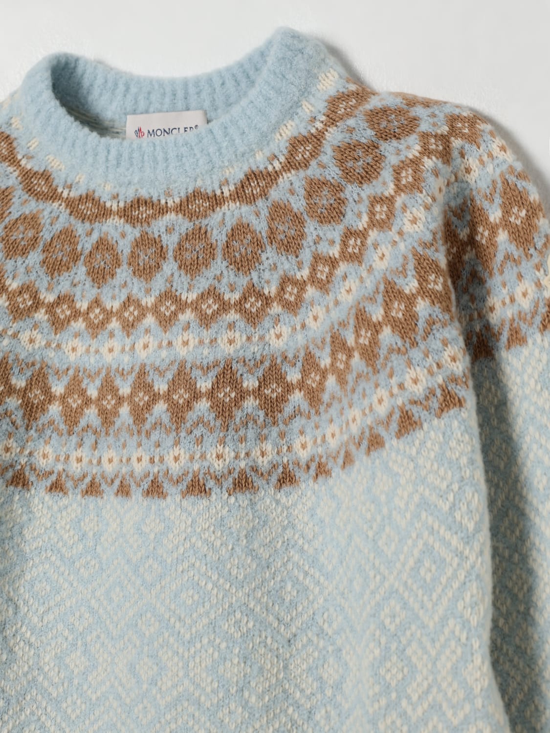 MONCLER JERSEY: Jersey niños Moncler, Celeste - Img 3