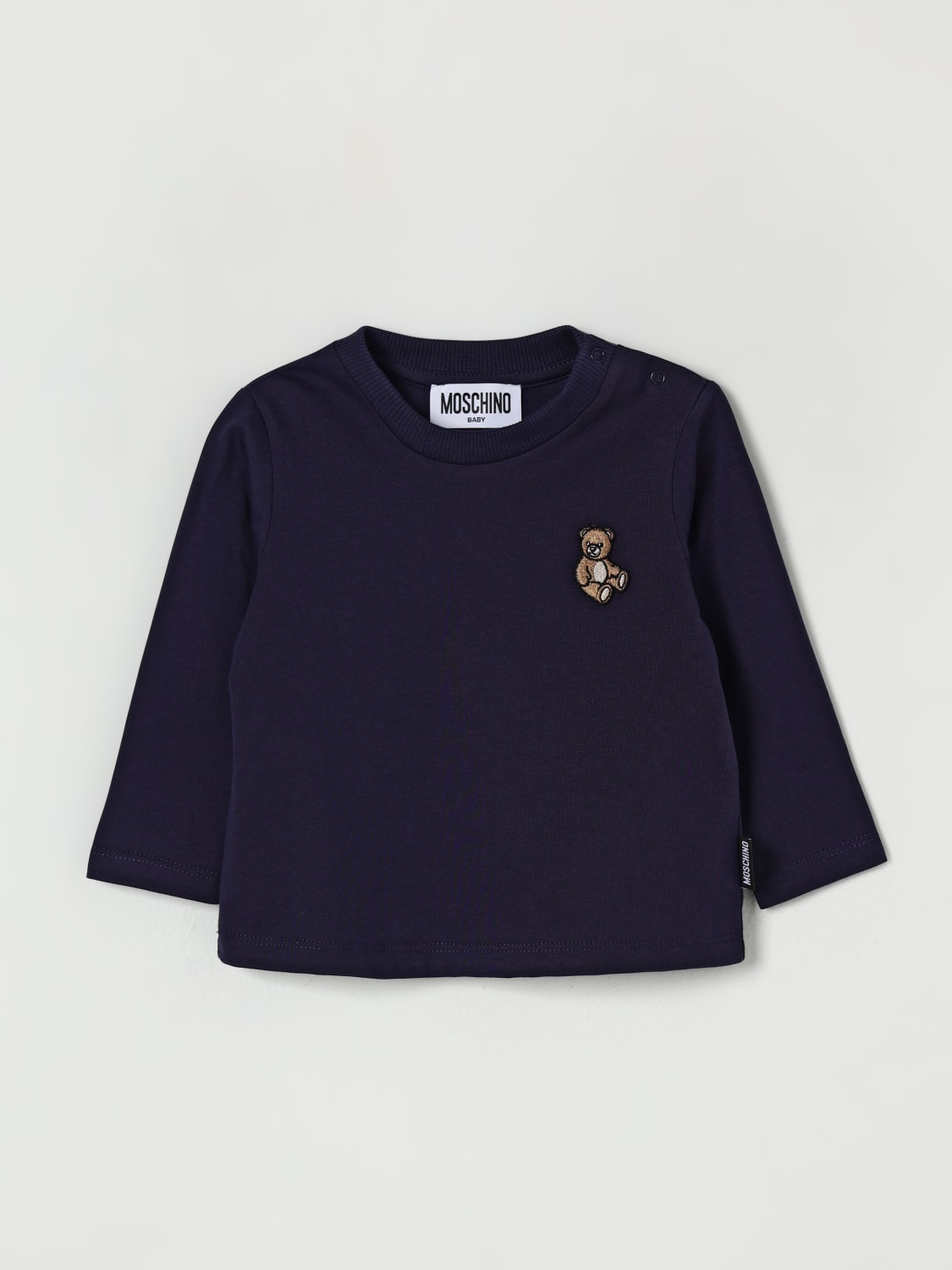 MOSCHINO T-SHIRT: T-shirt kids Moschino, Blue - Img 1