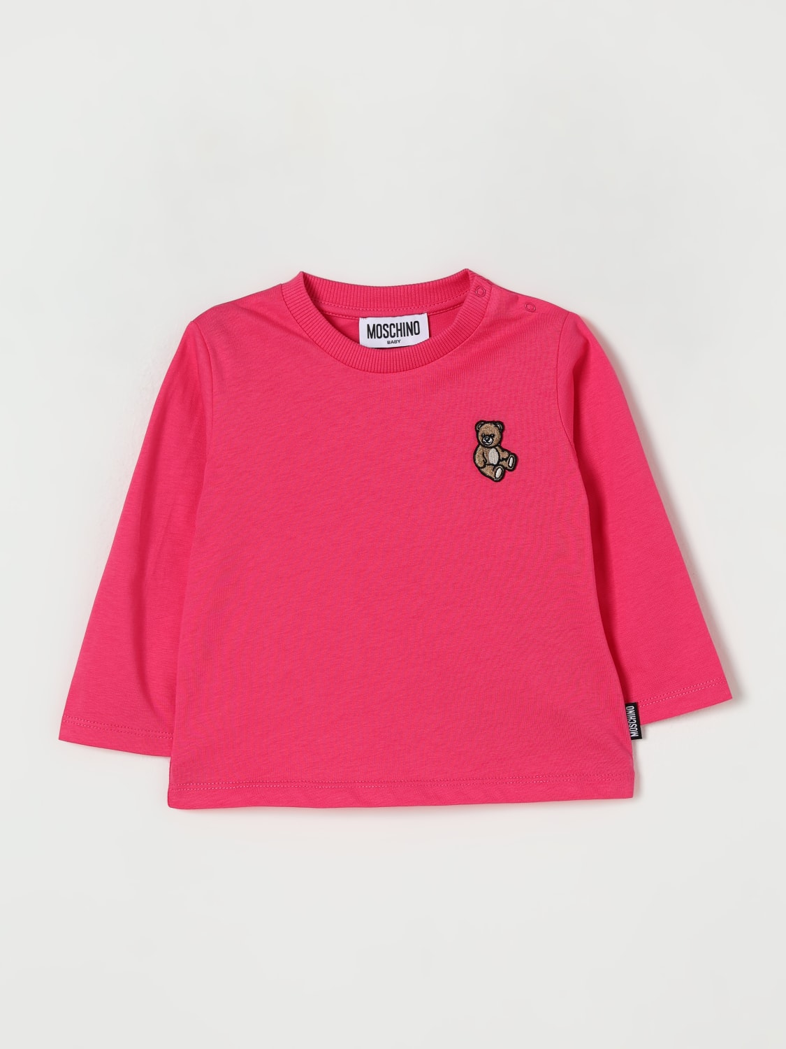 MOSCHINO T-SHIRT: T-shirt kids Moschino, Pink - Img 1