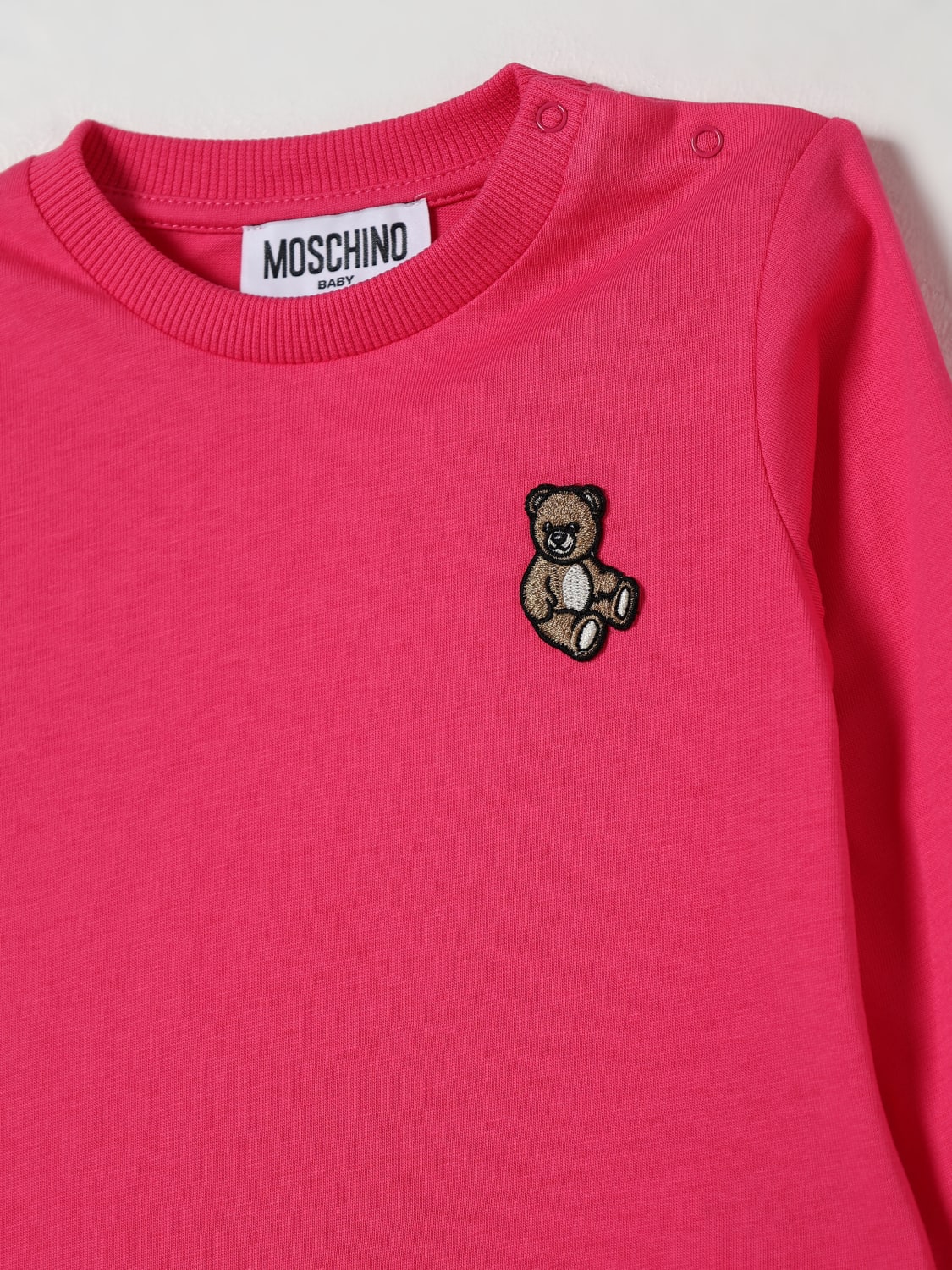 MOSCHINO T-SHIRT: T-shirt kids Moschino, Pink - Img 3