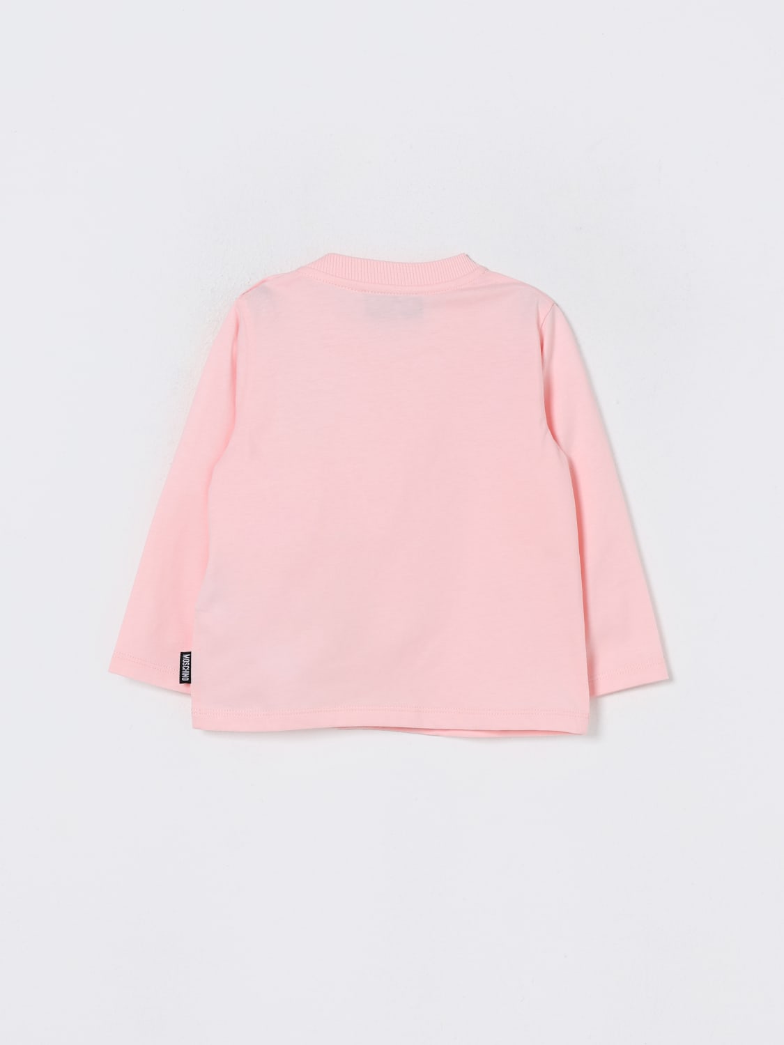 MOSCHINO T-SHIRT: T-shirt kids Moschino, Blush Pink - Img 2