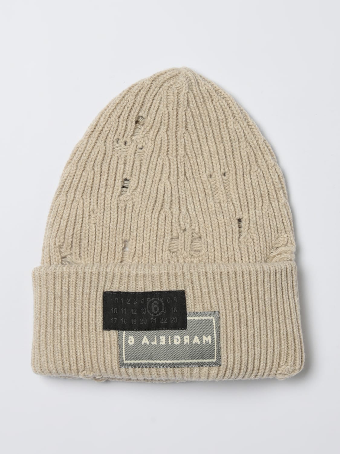 MM6 MAISON MARGIELA HUT: Pullover herren Mm6 Maison Margiela, Beige - Img 1