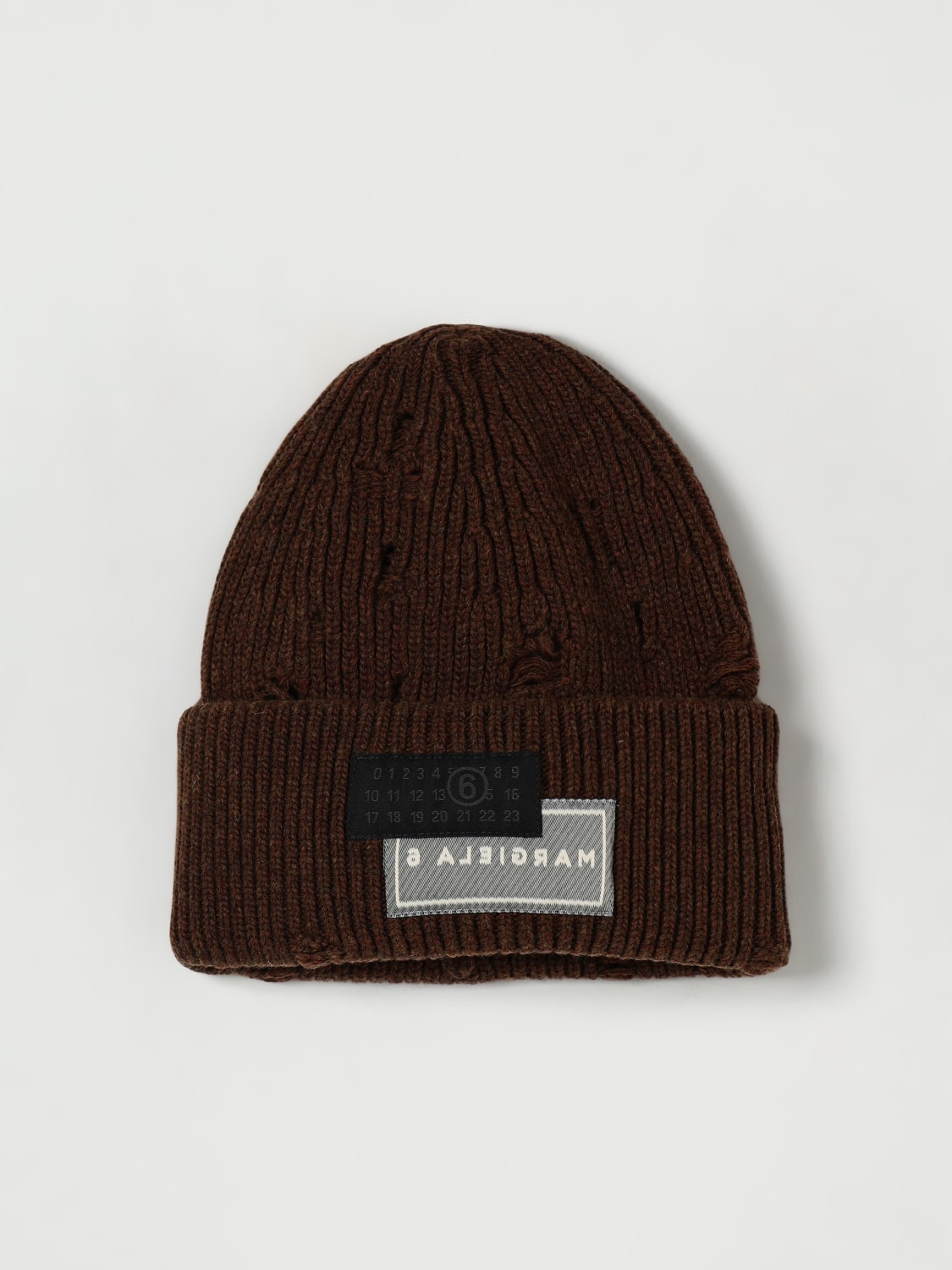 MM6 MAISON MARGIELA GORRO: Jersey hombre Mm6 Maison Margiela, Marrón - Img 1