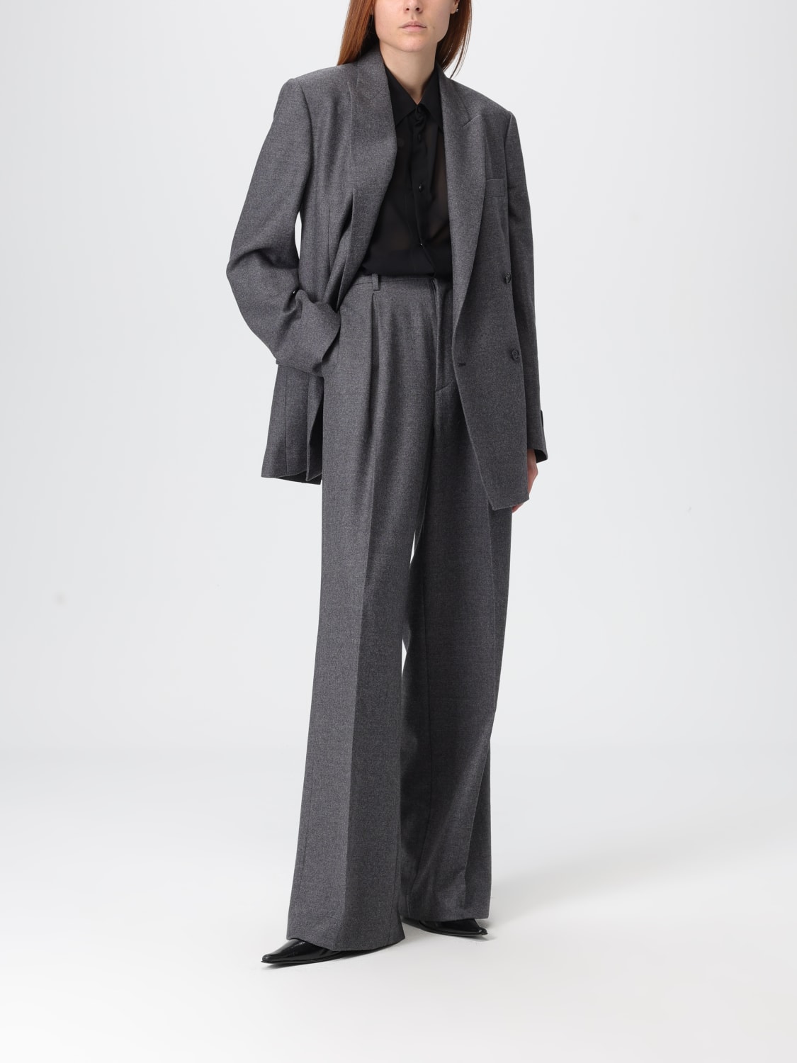 MM6 MAISON MARGIELA PANTS: Jeans woman Mm6 Maison Margiela, Grey - Img 2