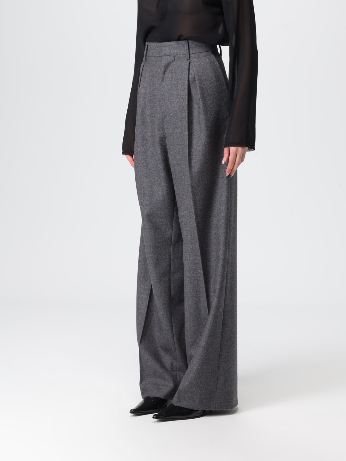 MM6 MAISON MARGIELA PANTS: Jeans woman Mm6 Maison Margiela, Grey - Img 4