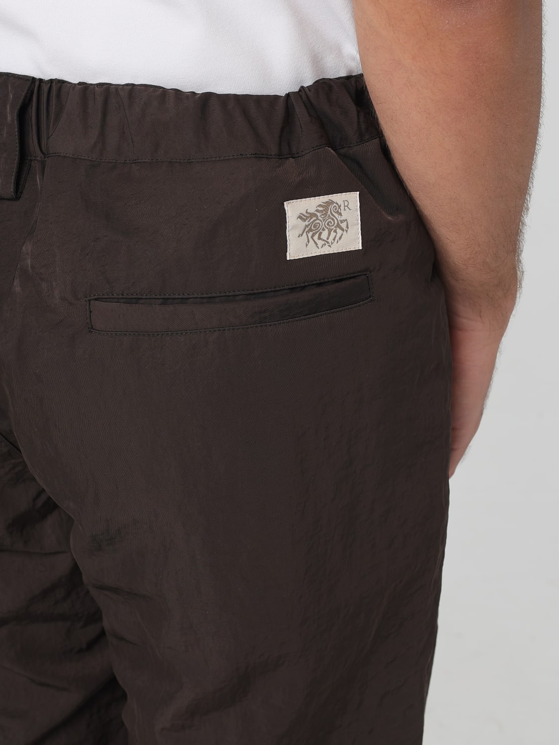 RANRA 裤子: 裤子 男士 Ranra, 黑色 - Img 3