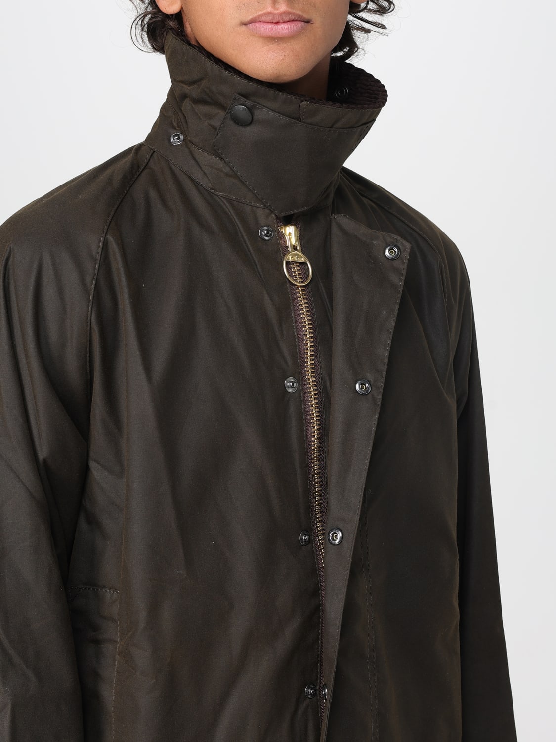 BARBOUR 外套: 外套 男士 Barbour, 绿色 - Img 4