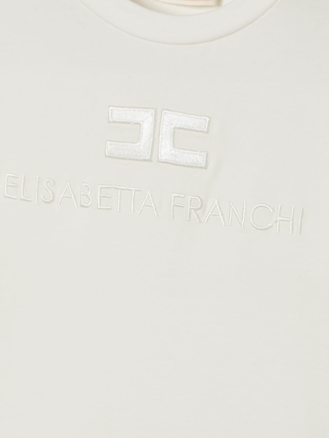 ELISABETTA FRANCHI LA MIA BAMBINA T-SHIRT: T-shirt kinder Elisabetta Franchi La Mia Bambina, Yellow Cream - Img 3