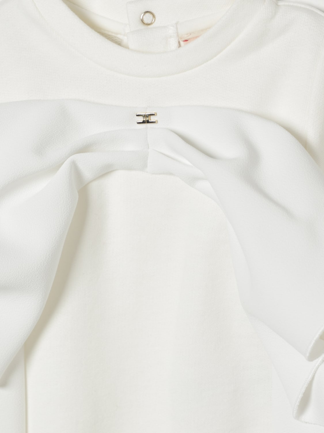 ELISABETTA FRANCHI LA MIA BAMBINA COMBINAISON: Combinaisons enfant Elisabetta Franchi La Mia Bambina, Jaune Crème - Img 3