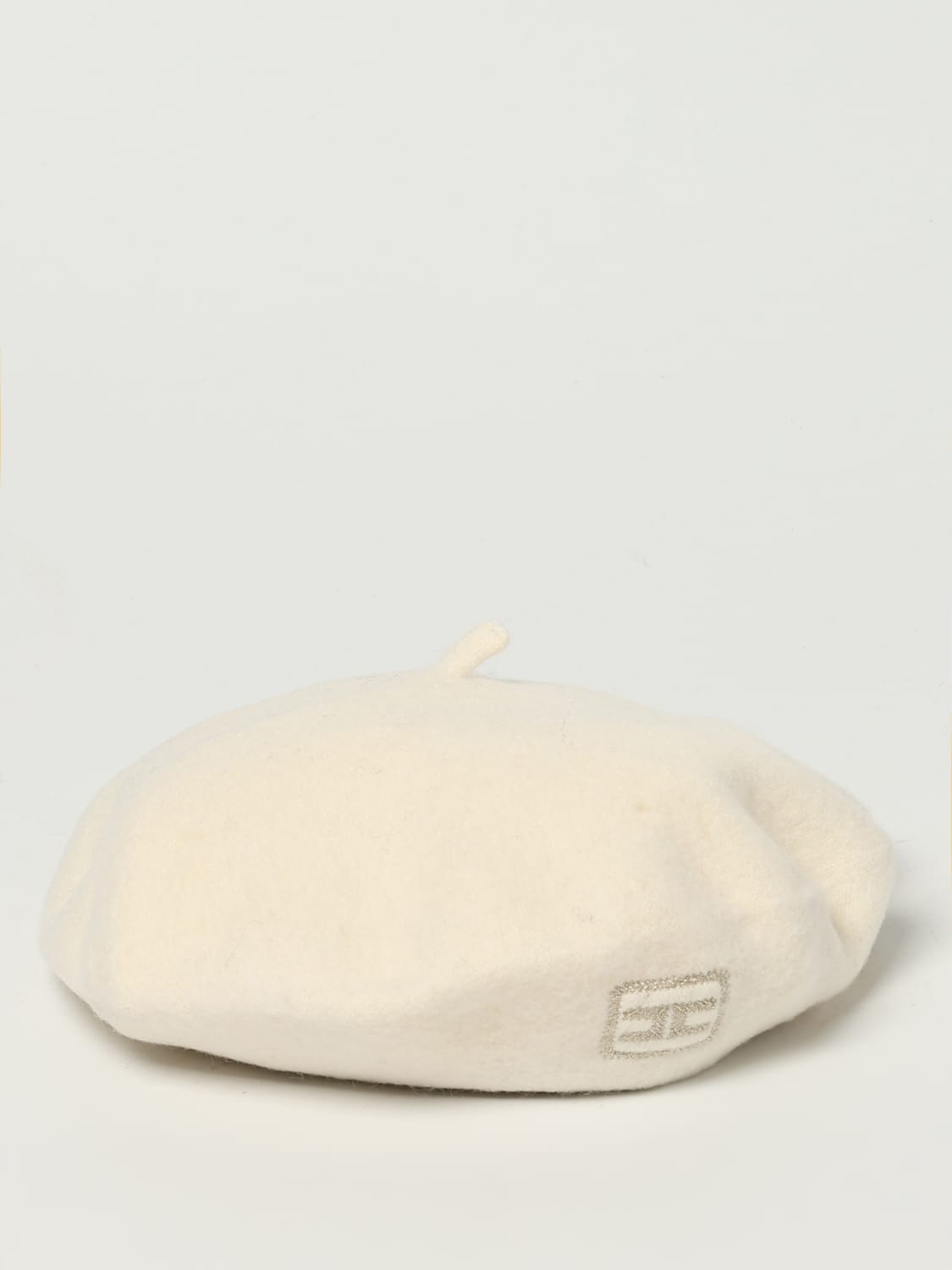 ELISABETTA FRANCHI LA MIA BAMBINA ШАПКА: Шапка для девочек Детское Elisabetta Franchi La Mia Bambina, Белый - Img 1