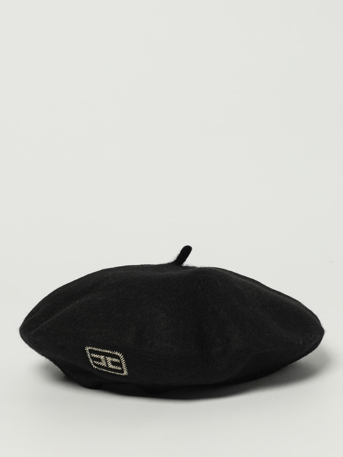 ELISABETTA FRANCHI LA MIA BAMBINA ШАПКА: Шапка для девочек Детское Elisabetta Franchi La Mia Bambina, Черный - Img 1