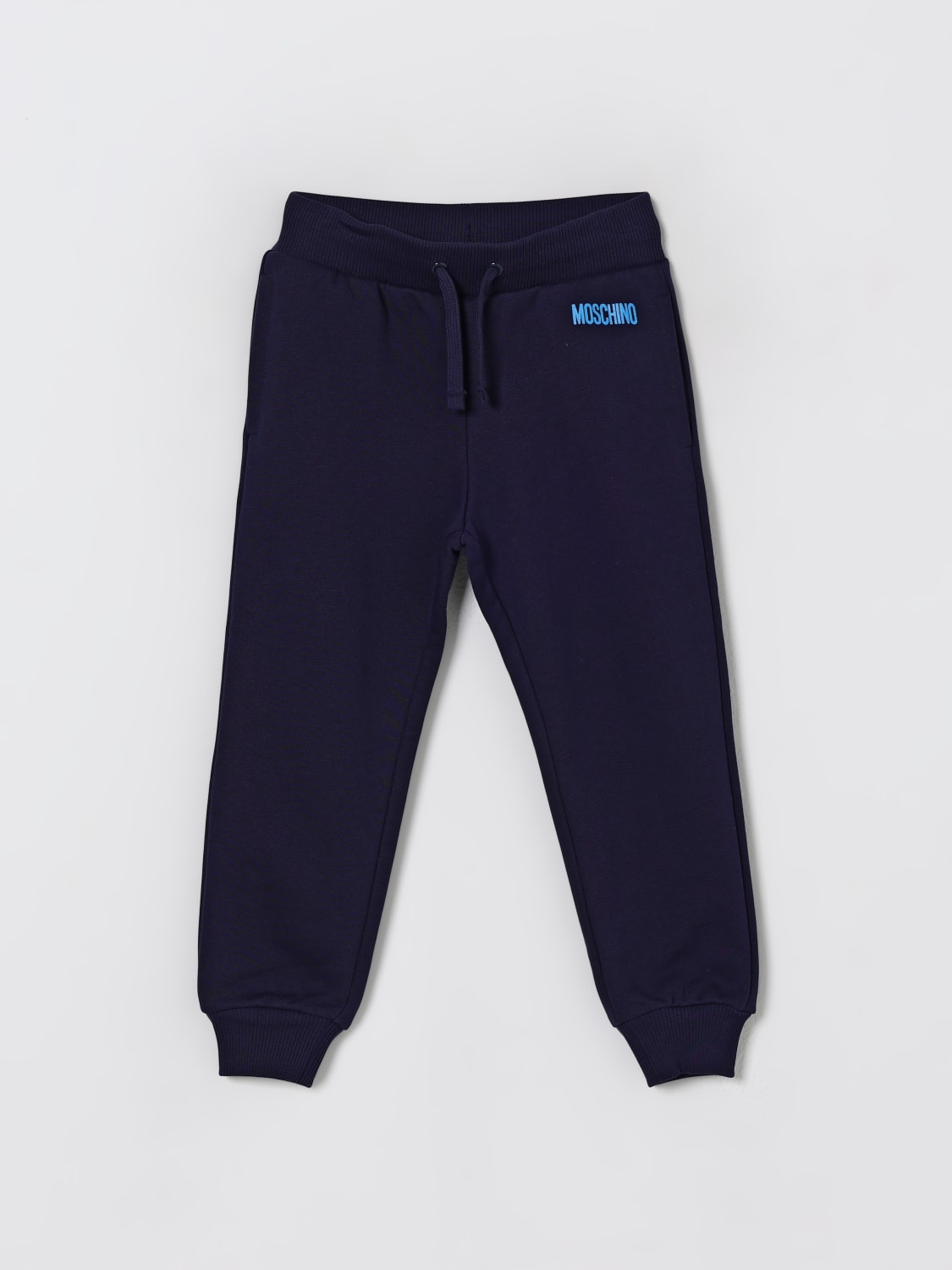 MOSCHINO PANTS: Pants kids Moschino, Blue - Img 1