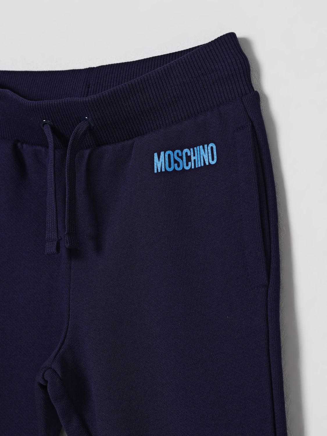 MOSCHINO PANTS: Pants kids Moschino, Blue - Img 3